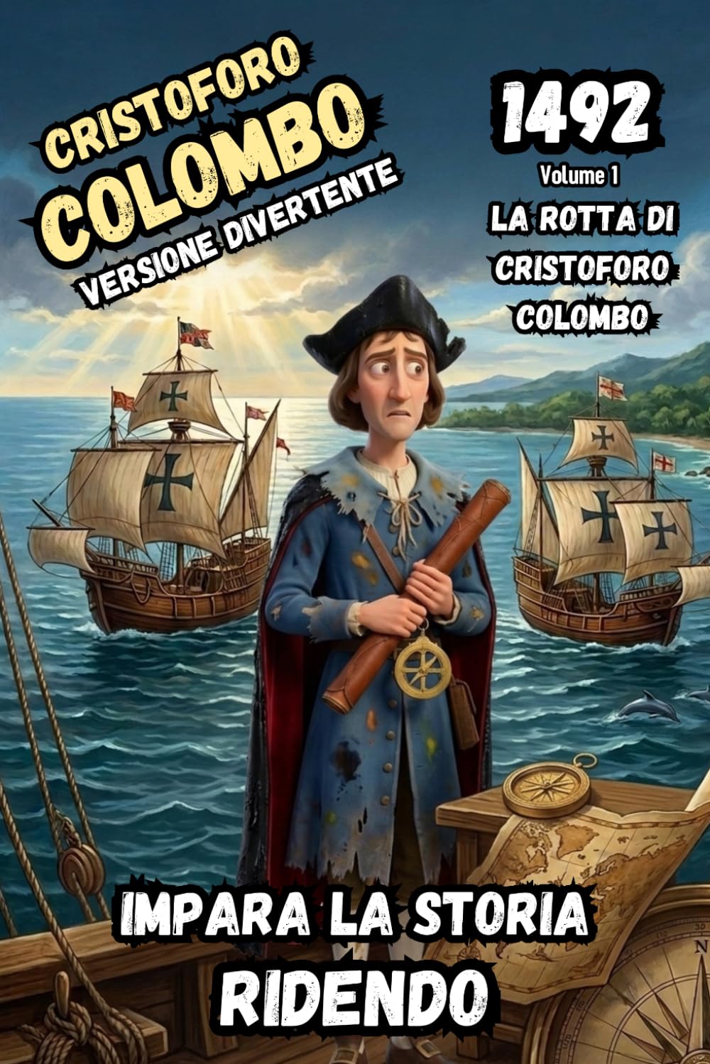 La Rotta di Cristoforo Colombo: Come Cristoforo Colombo scoprì l'America cercando di salvare il suo orgoglio da un errore matematico storia medioevo ... Storia (da Ridere) di Cristoforo Colombo)