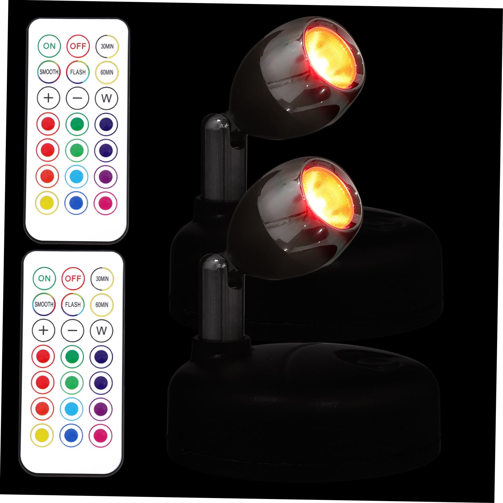Mini lámparas nocturnas LED inalámbricas de 13 colores para estanterías de hogar 8