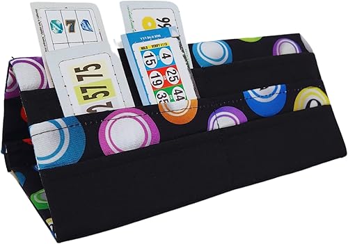 Soporte para cartas y pestañas de bingo, plegable manos libres para niños y adultos (pelotas de bingo)