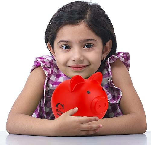 Miniatura 3 de Alcancía personalizada para niños y niñas, alcancía de plástico irrompible de gran tamaño, caja de dinero, decoración de guardería, regalos para