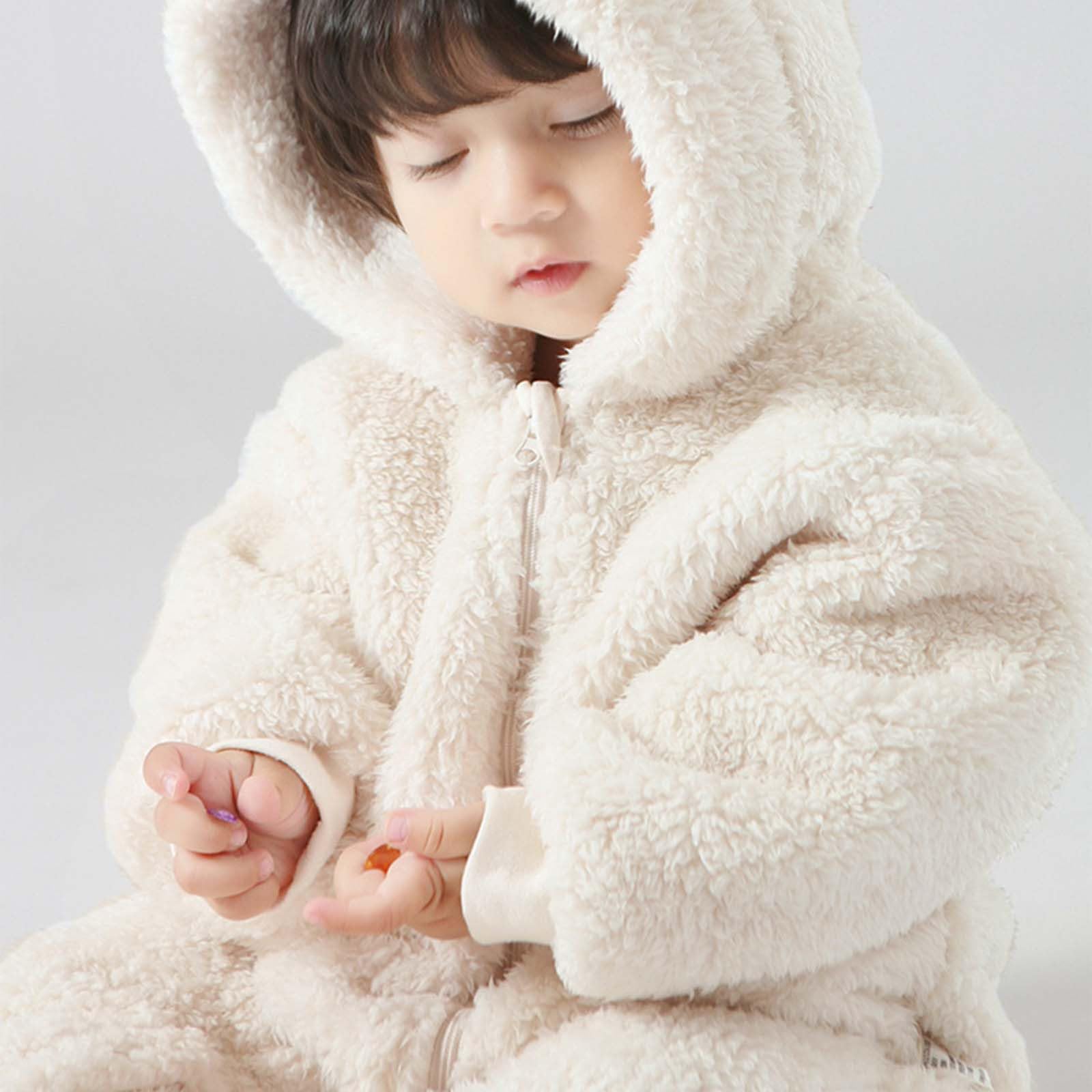 Generico Tutina Morbida per Neonati, per Bambini, Bambine, Neonati, Bambini Piccoli, Abbigliamento Invernale Autunnale, Caldo e Accogliente, Abbigliamento da Gioco