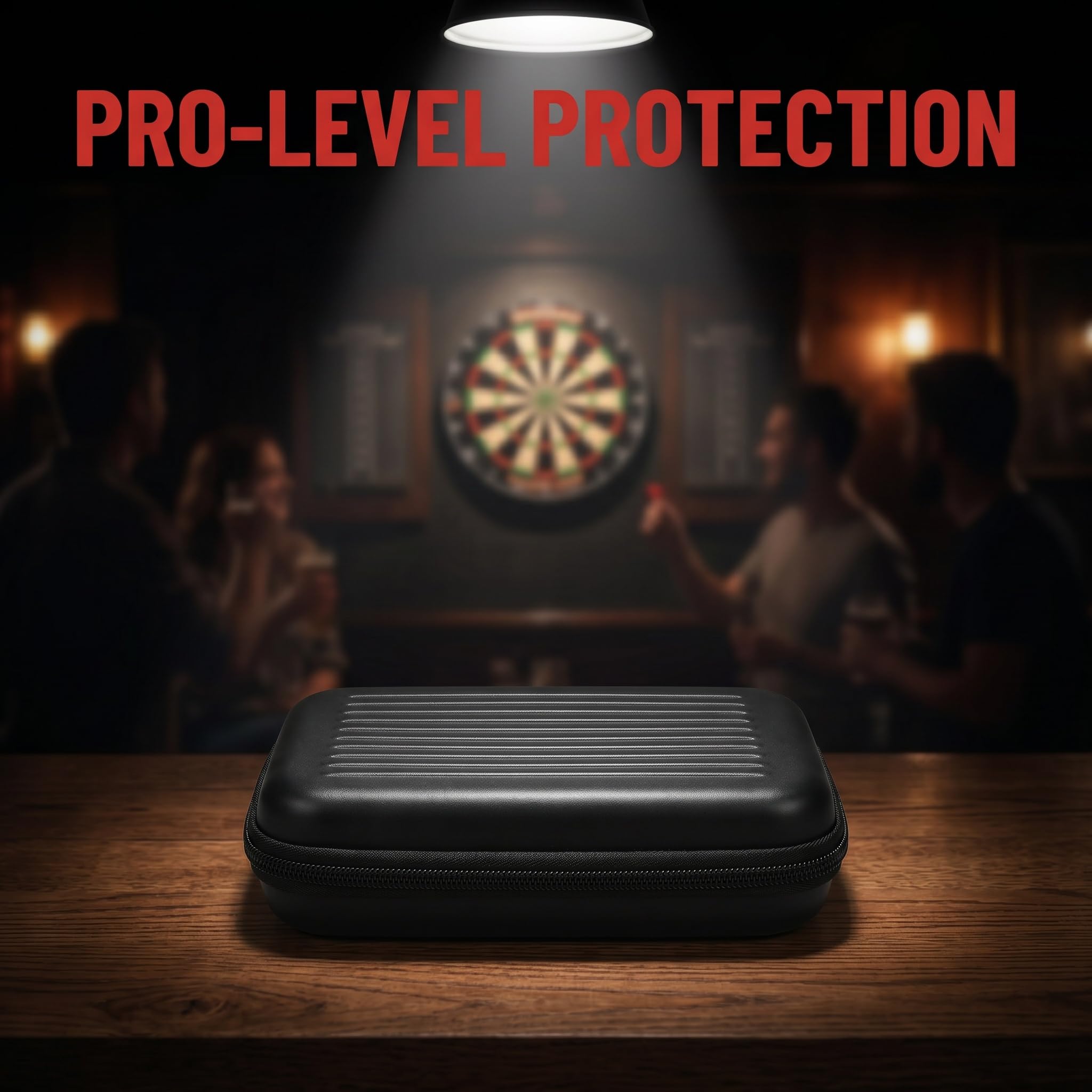 Estuche para Dardos EVA Rígido, Bolsa para Dardos con 2 Afiladores, Caja Protectora 6Dardos Punta Acero y Plástico, Funda Transporte para Dardo, Organizador para DardosPuntas Portátil