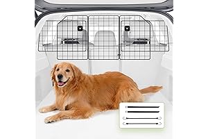 Backseat Barrier for Dogs: SUV Car Dog Barrier, Pet Trunk Barrier, Vehicle...