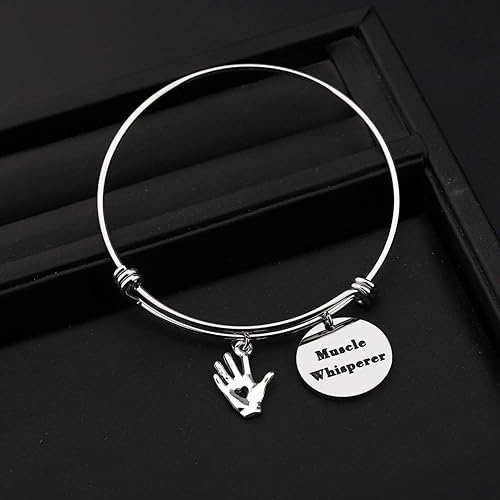 Miniatura 3 de ENSIANTH Regalo para terapeuta de masaje, llavero de susurro muscular, regalo para terapeuta de masaje, terapia de masaje, regalo para estudiantes