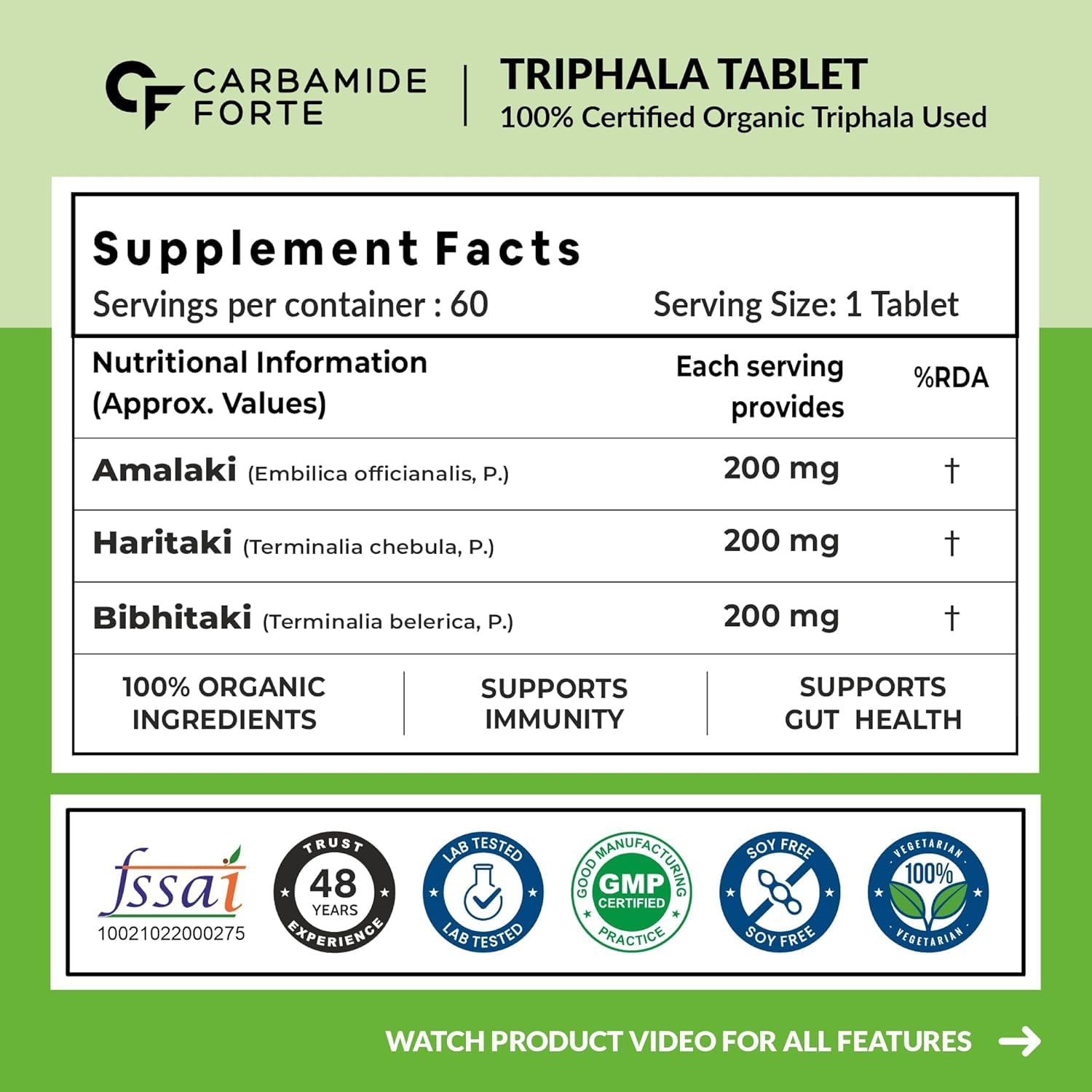 Buy Now Carbamide Forte Triphala Tablets 100% Organic | Triphala Chu... 1 Buy Now Carbamide Forte Triphala Tablets 100% Organic | Triphala Chu...