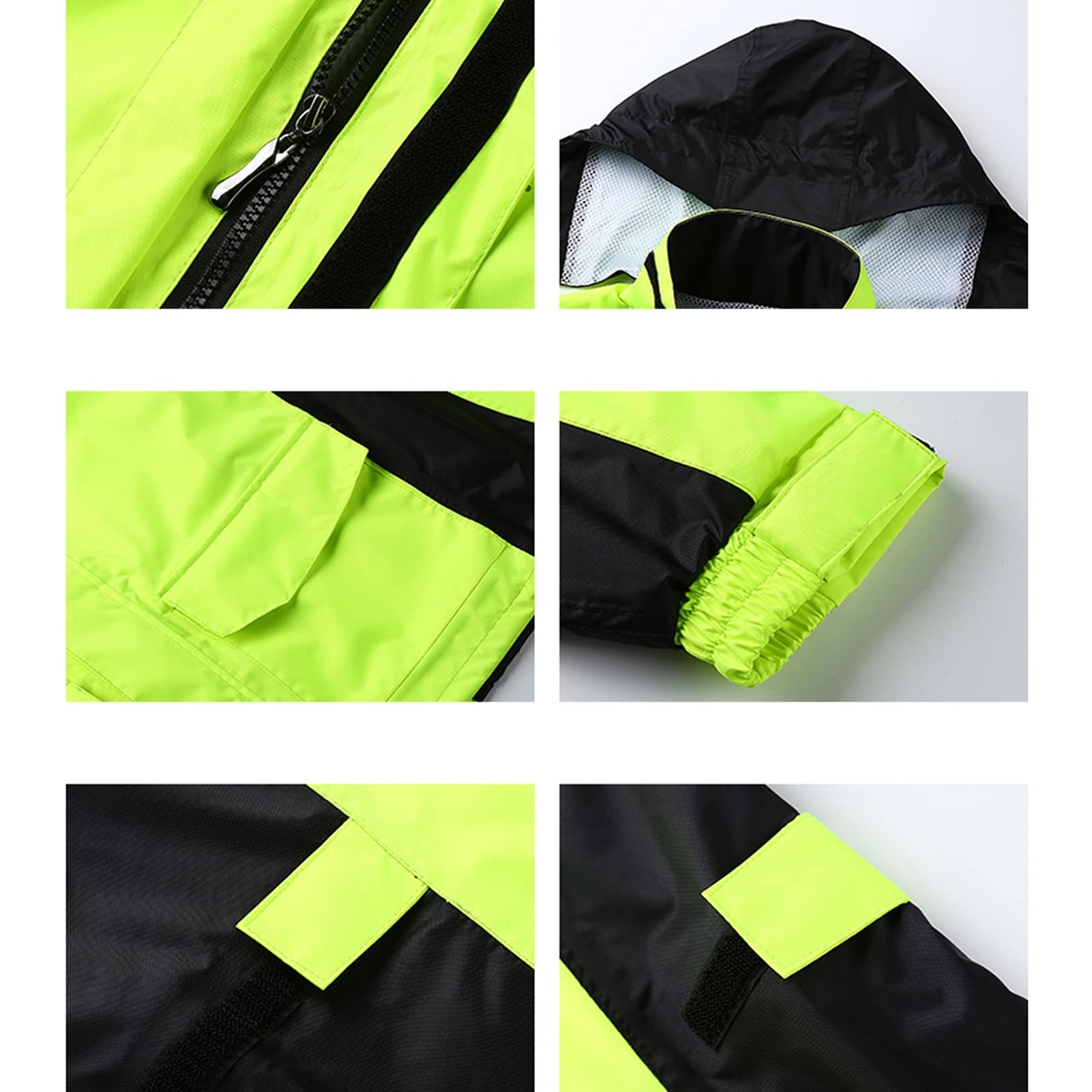 Poncho impermeable Poncho impermeable para adulto, Chaqueta impermeable for lluvia, traje de lluvia for hombre, chaqueta impermeable for lluvia, impermeable ligero, ropa impermeable con capucha a prue