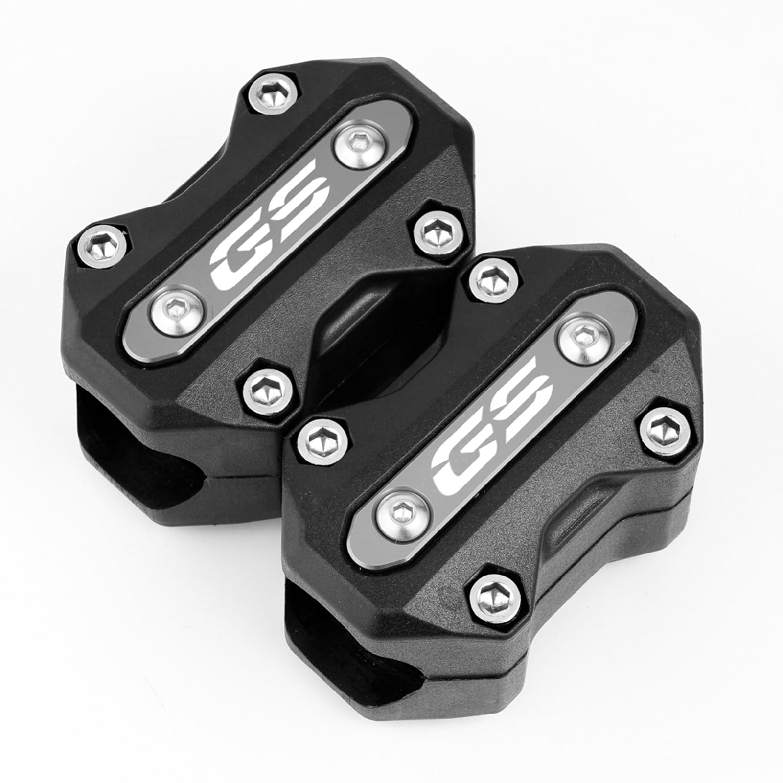 Universale Accessori moto per R1250GS R1200GS LC ADV F850GS F750GS F650GS G310GS Barra Anticollisione Protezione Paraurti Blocco Decorativo (Grigio)