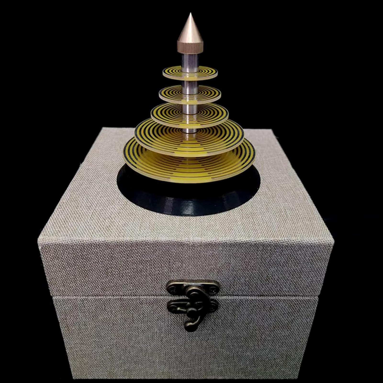 Oscillatore multi-onda, generatore di energia elettromagnetica con design a 5 strati, ricarica con cristalli e armonizzatore EMF per casa e meditazione, dispositivo di terapia di risonanza