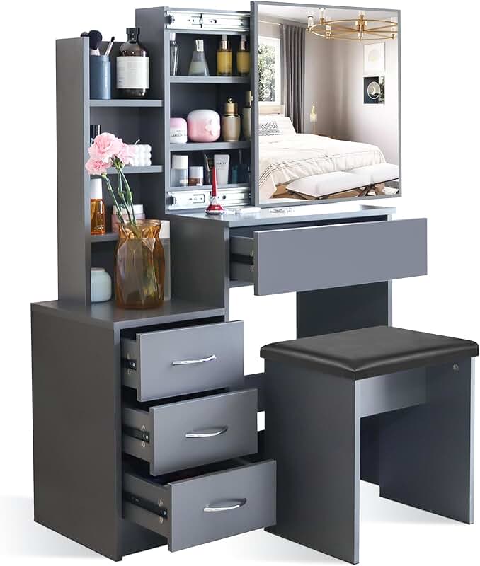Amazon.co.uk Bedroom Dressing Tables Bedroom Dressing Tables / Bedroom Furniture Home & Kitchen