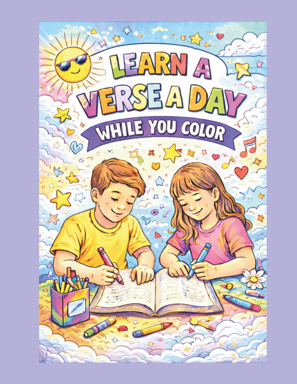 Learn A Verse A Day While You Color
