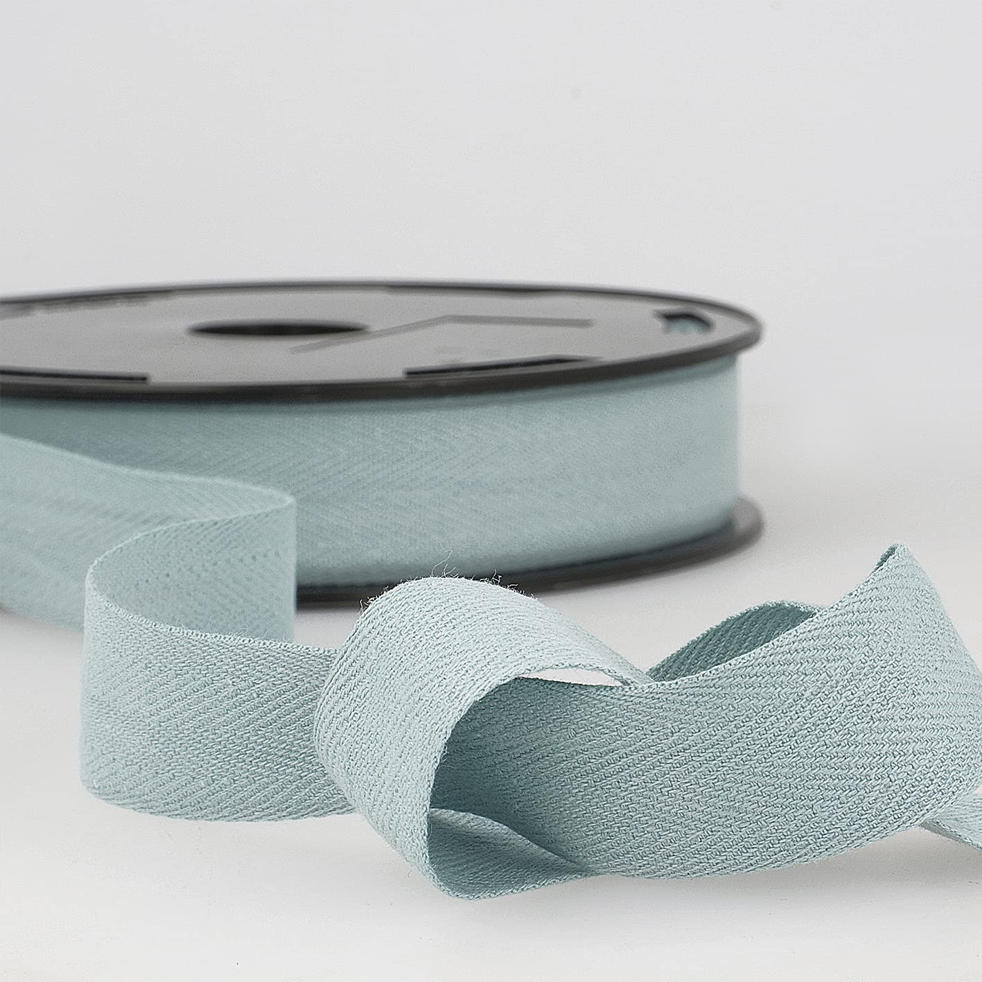 Sky Blue 3m 100% Cotton Twill Tape - Soft Flexible Tape for Binding, Edging, Bunting, Aprons & Crafts - 20mm Wide - Packaged Length, No Joins - Giddy Square โ image 1