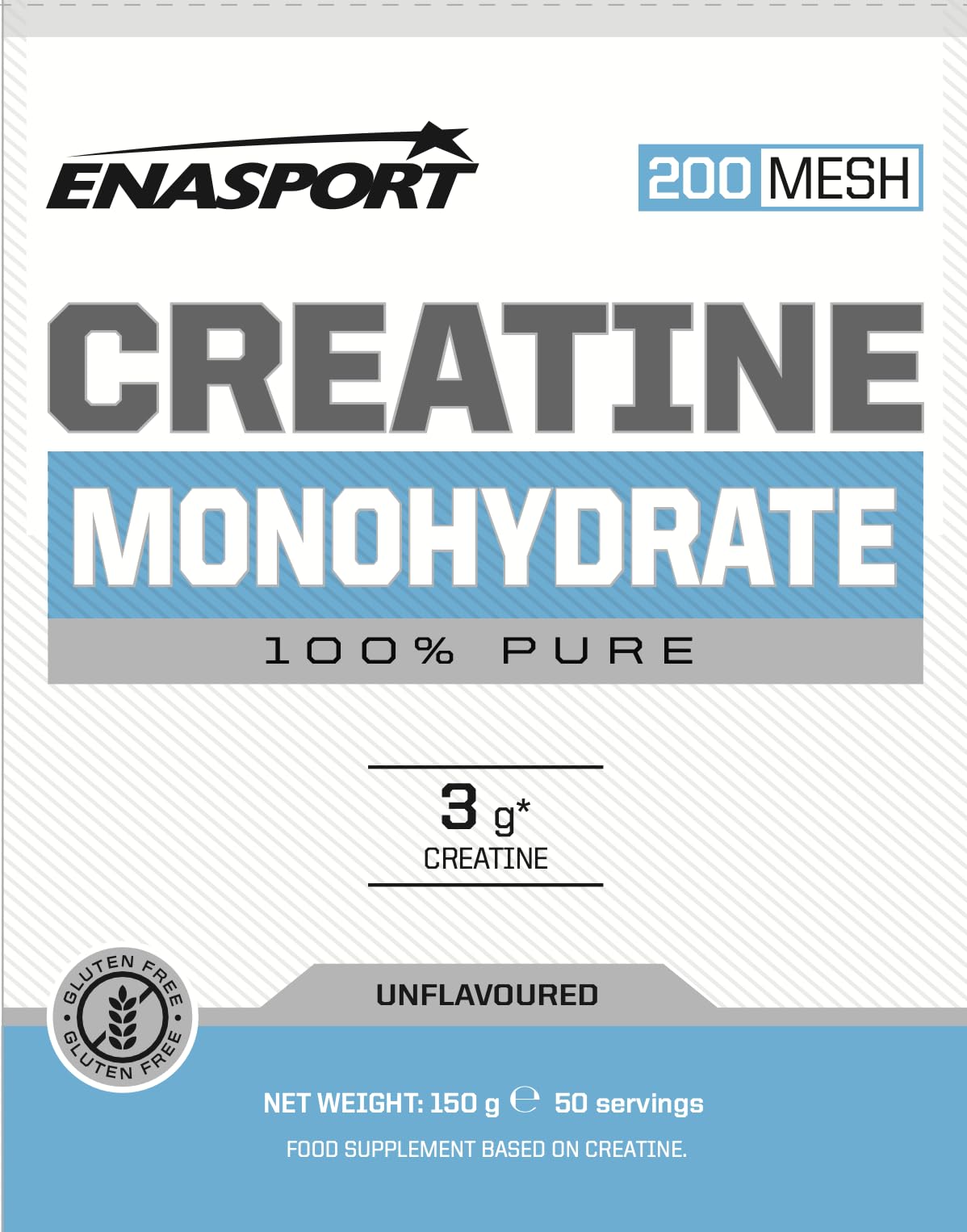 Pack Enasport Truemade Whey Protein 2lb + Creatina Monohidrato 150g | Aumenta el crecimiento muscular y la recuperación. Fuerza y resistencia. (1057, Vainilla)