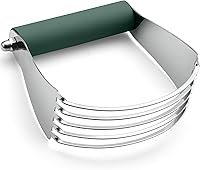 Vista 19 de Spring Chef Batidora de masa blanca de tamaño mediano para hornear, herramienta multifuncional para cortar masa, herramienta de corte de repostería