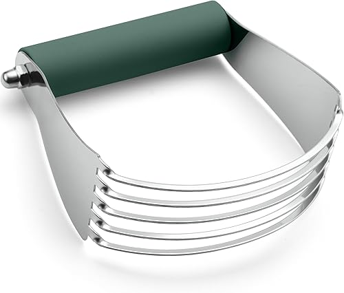 Miniatura 136 de Spring Chef Batidora de masa de tamaño mediano para hornear, herramienta cortadora de masa de acero inoxidable, herramienta manual de cortador