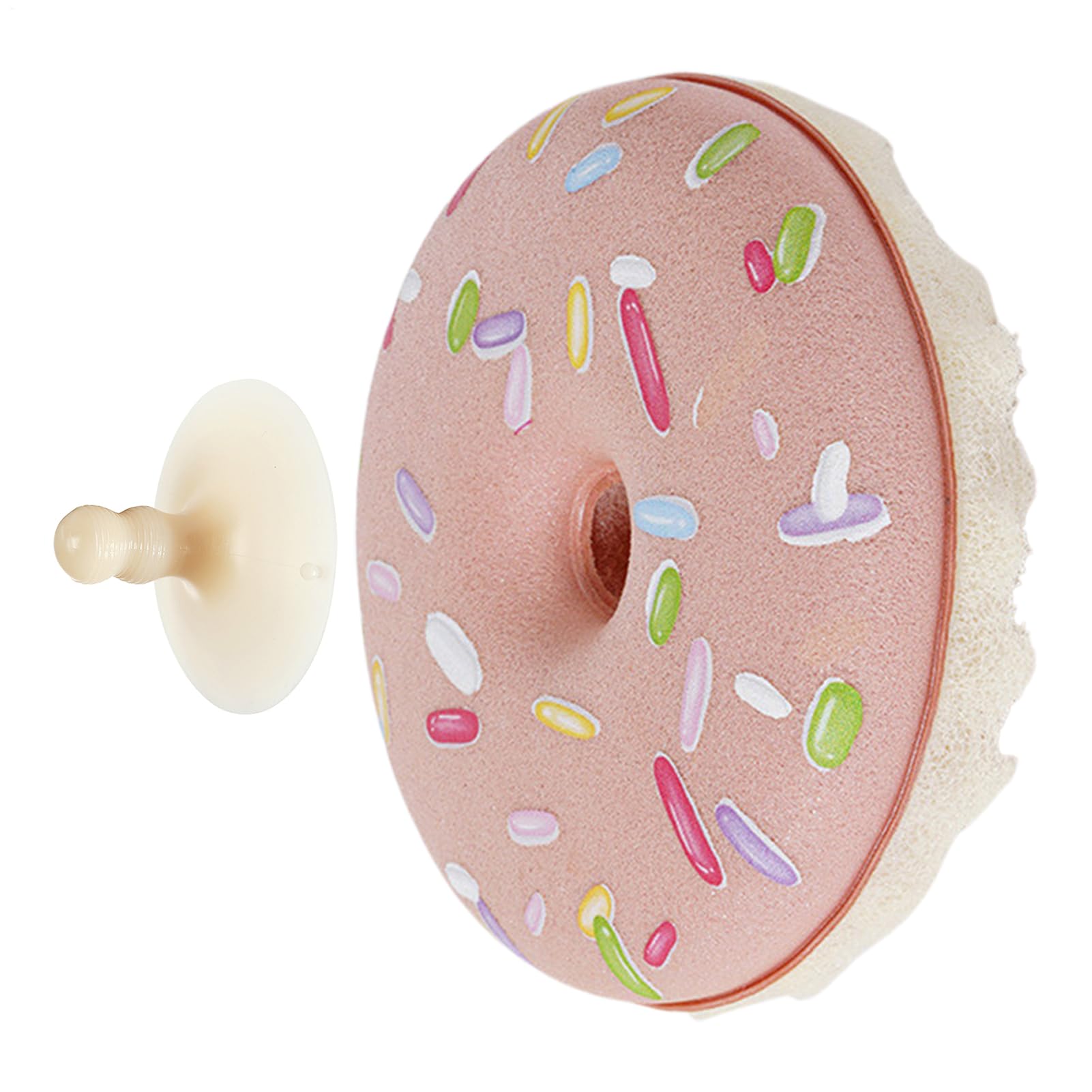 Donut - Multifuncional Reutilizable Accesorios para el Hogar,Ollas Sartenes Rascador de Limpieza Sin Araño,Adecuado para Ducha Lavabo Vajilla Encimeras Azulejos Y Fregadero