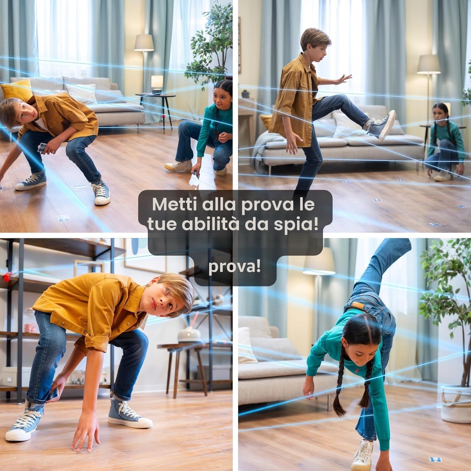 Chrono Mission Game - The Ultimate Adventure Spy Game for Kids - Diventa un vero agente segreto, attraversa i laser e completa una missione spia - Gioca con gli amici o da solo - Set spia per bambini
