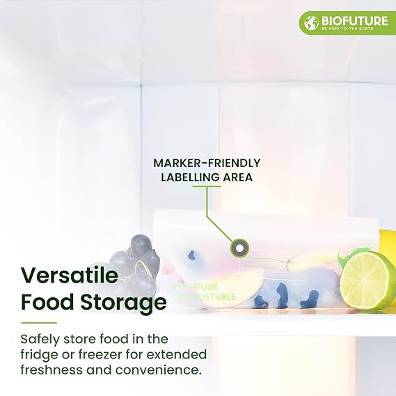 Compostable Freezer Bags | Biodegradable, Reusable Snack Bags