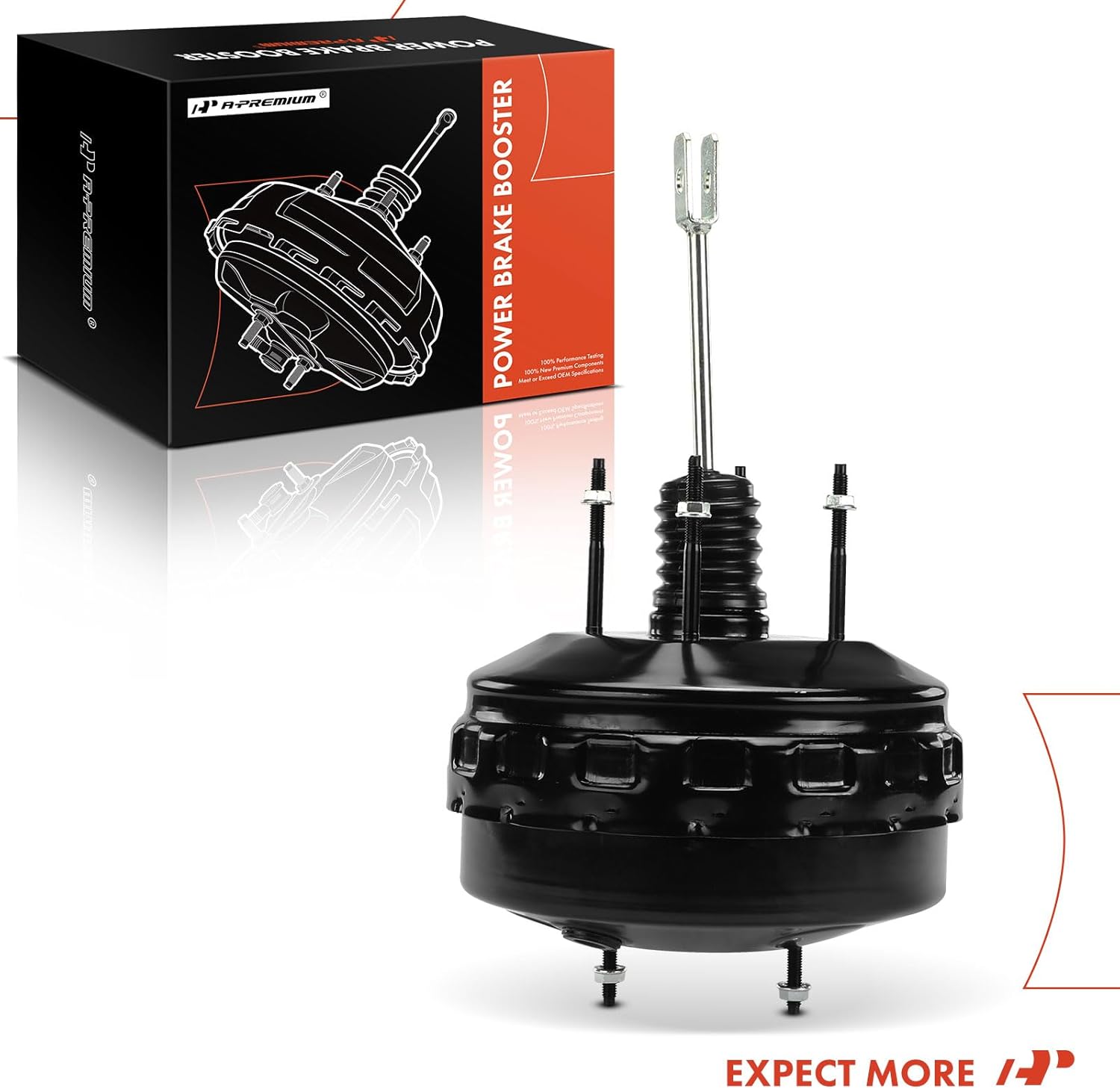 A-Premium Vacuum Power Brake Booster Compatible with Ford Explorer 2011-2019, Taurus 2013-2019, Flex 2013-2015, Police Interceptor Sedan/Utility, Special Service Police Sedan & Lincoln MKS, MKT
