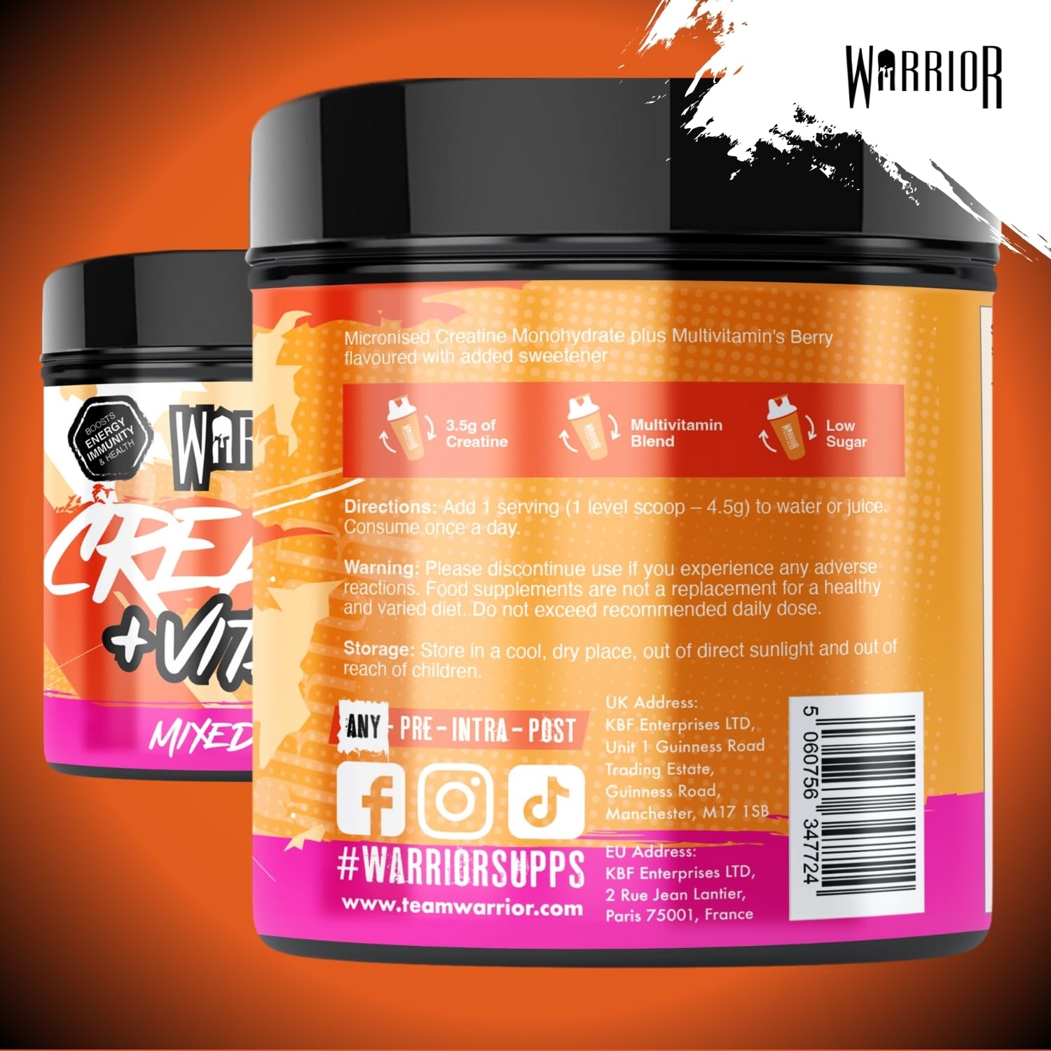 RAW Nutrition Creatine Monohydrate Powder, Unflavored (30 Servings) - Micronized Creatine