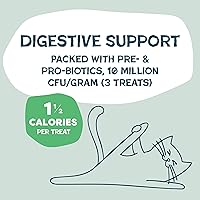 Vista 5 de Shameless Pets Golosinas para gatos con Catnip y pollo para la salud digestiva, crujientes