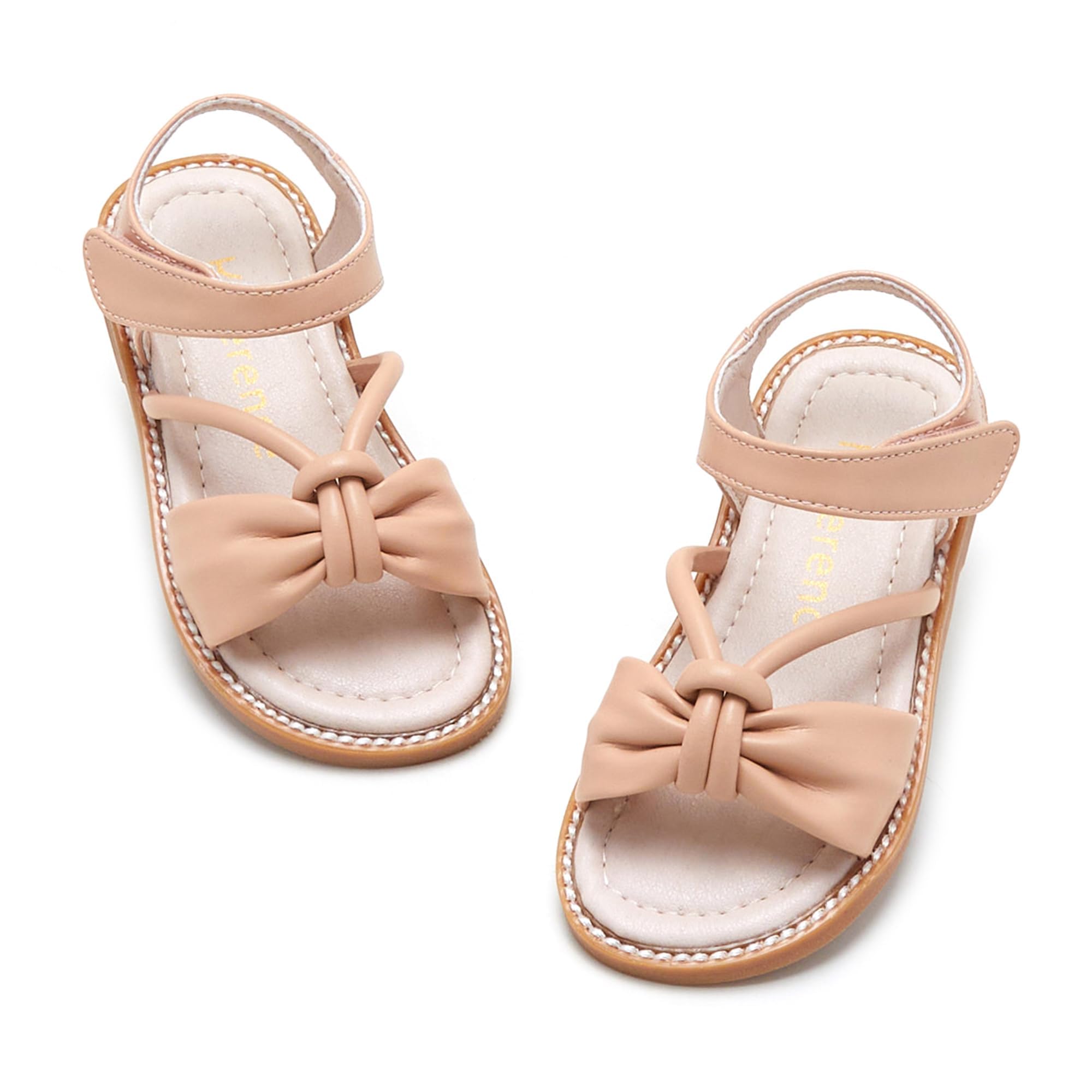 Kiderence Toddler Flower Girl Sandals Open Toe Dress Shoes Wedding Party