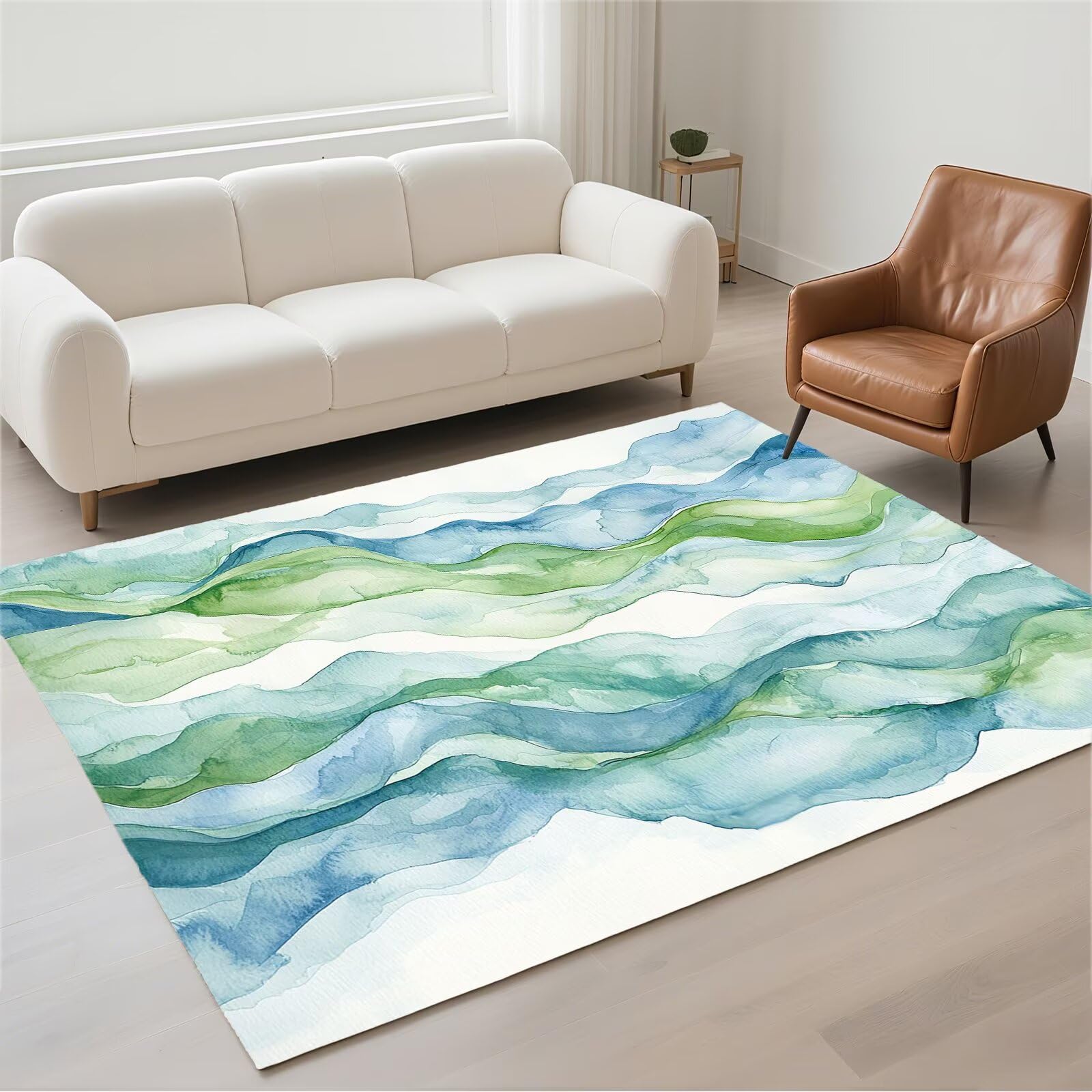 Tapis de couloir lavable 50x80 cm antidérapant à pile bouclée