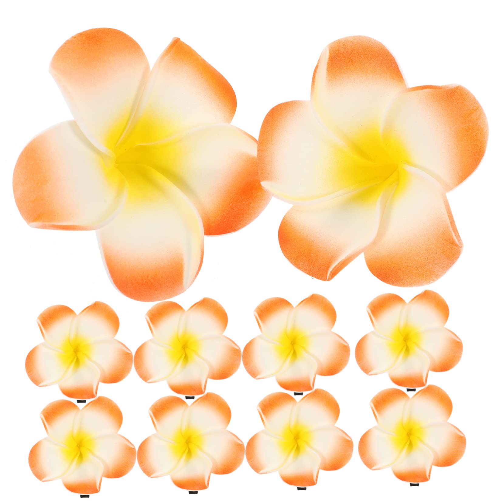 MAGICLULU 48 Piezas Plumeria Rubra broches flower hair clip Horquilla colorida pinzas para el cabello de playa para mujeres accesorios para el cabello de girasol pasador de pelo tiara verano