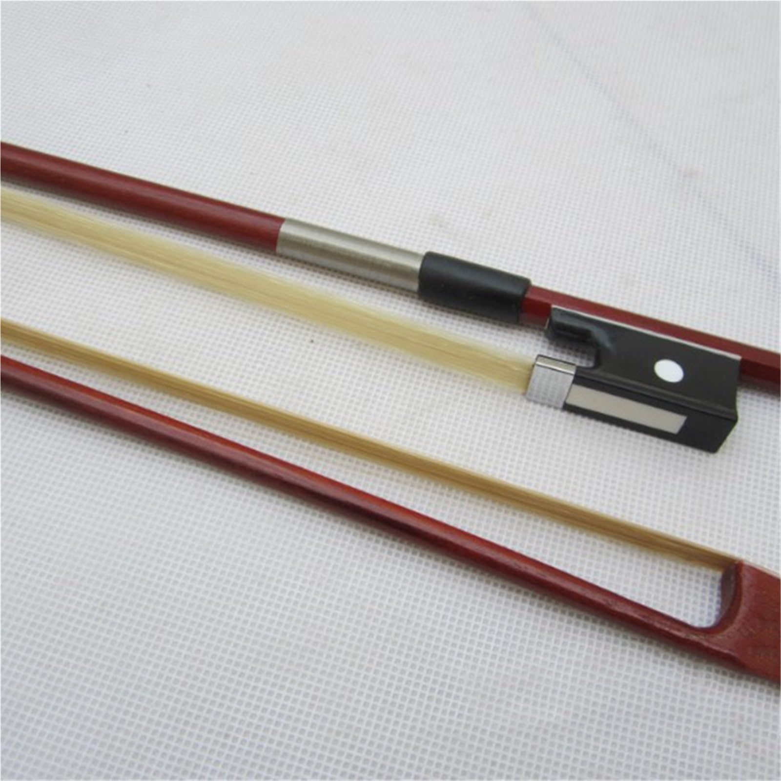 Geigenbogen Gebogener Violinbogen Violinbogenmaterial Violinbogen Musikinstrument Musikbogen(4 4)