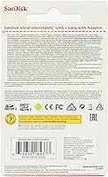 Vista 3 de Sandisk Ultra SDSQUNC-032G-AN6IA tarjeta de memoria flash de 32 GB, microSDHC UHS-I