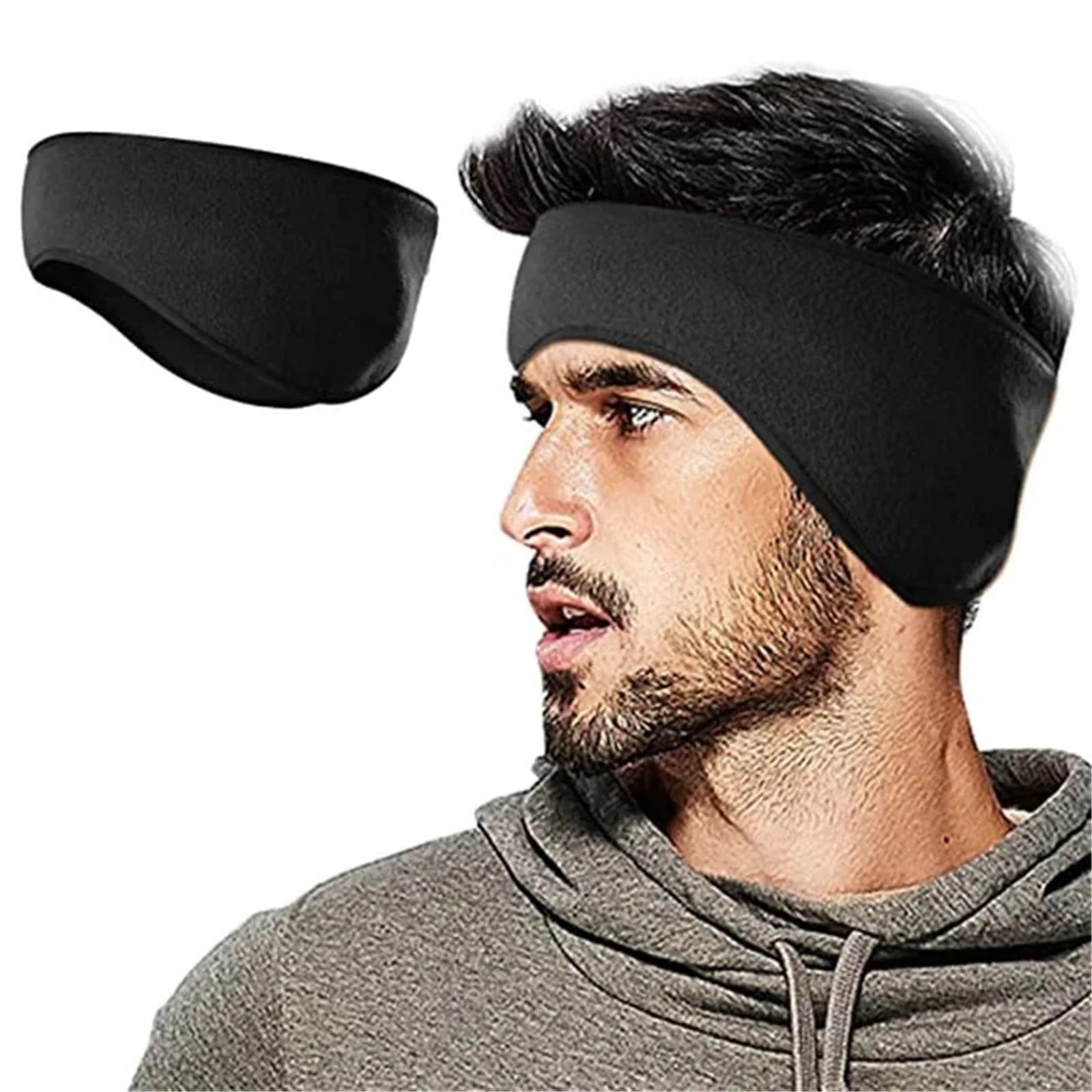 Stirnband 3Pcs Winter Ohrenschützer Kaltes Wetter Ohr Wärmer Abdeckung Radfahren Ski Snowboard Laufen Outdoor Warme Ohr Muff Stirnband Haar Band Winter Stirnband(Red)