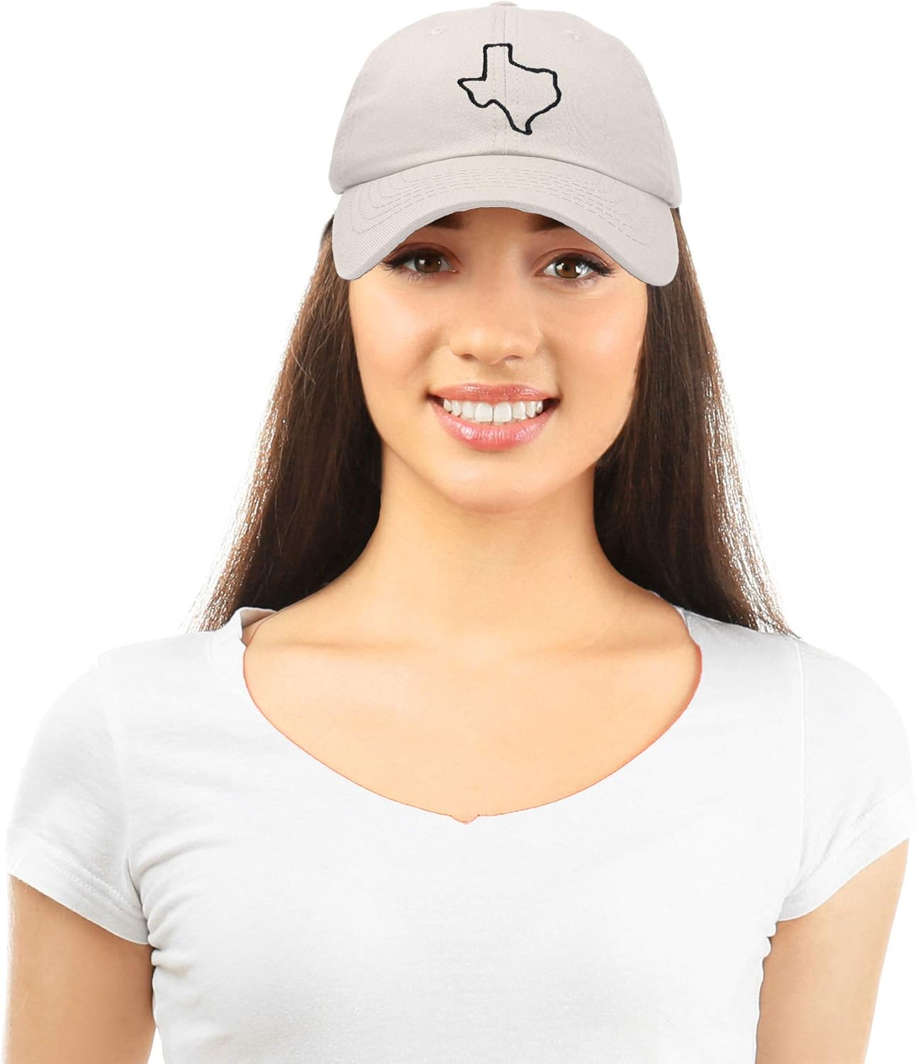 DALIX Texas State Embroidered Dad Hat Cotton Baseball Cap Women - Image 5