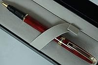 Vista 2 de Sheaffer Fabricado en los Estados Unidos con punto de excelencia distintivo y oro Anillo medio Preludio de barril de mármol rojo y citas de oro