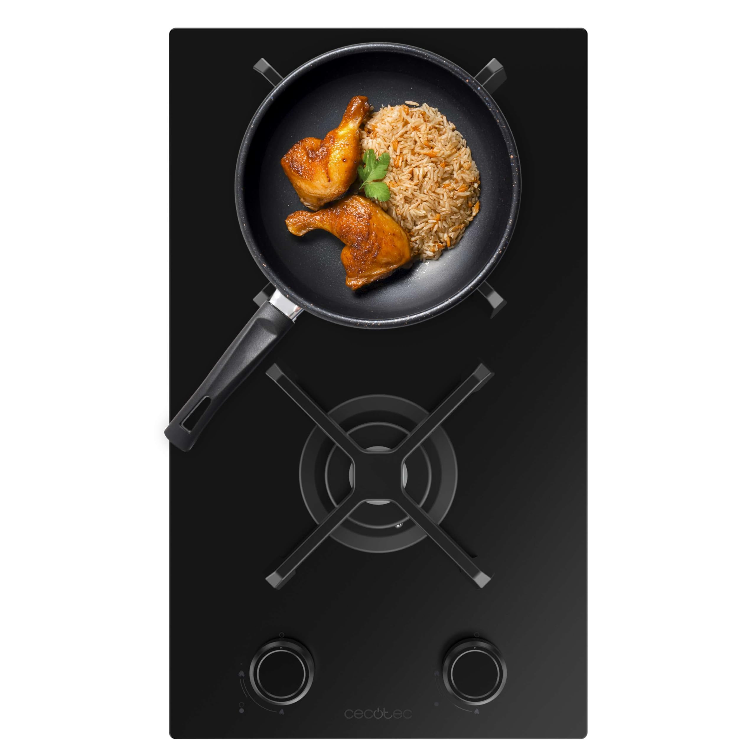 Cecotec Bolero Squad G 3400S Stainless Steel 3 Burner Gas Hob 6.2kW, Cast Iron Grills, WOK Triple Crown Burner, Electronic Ignition, Valve Safety, Gas Accessory — view 24
