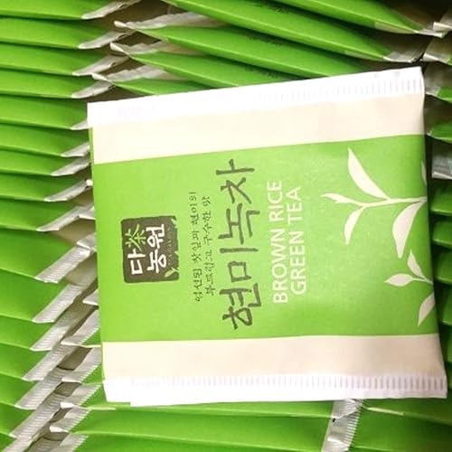 Miniatura 6 de Danongwon Polvo natural fragante de la hoja de Corea del sabor de las bolsas de té del té verde del arroz integral 100