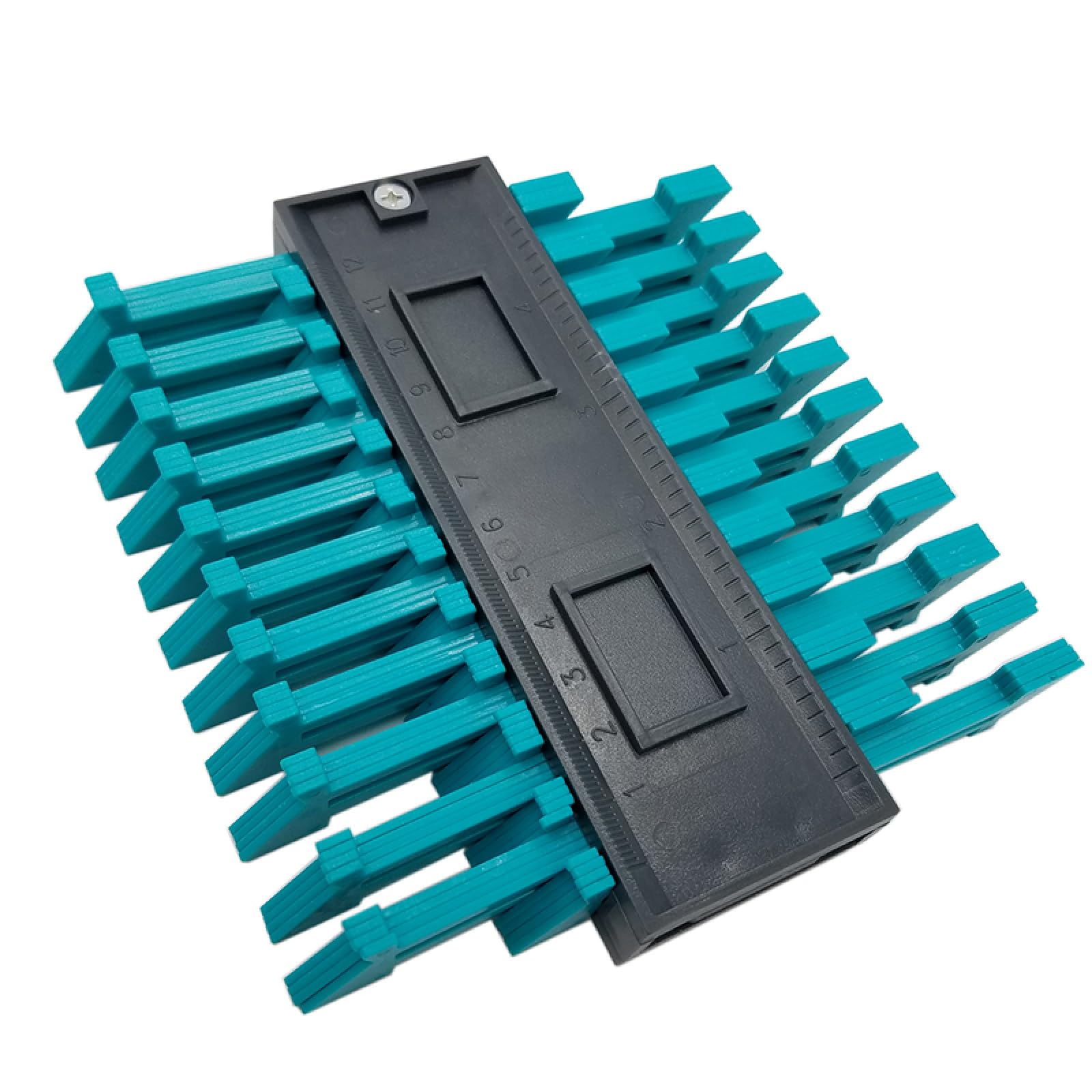 ABS Plastic Profile Gauge, 5 inch Irregular Contour Ruler for Marking Precise Tile Cuts