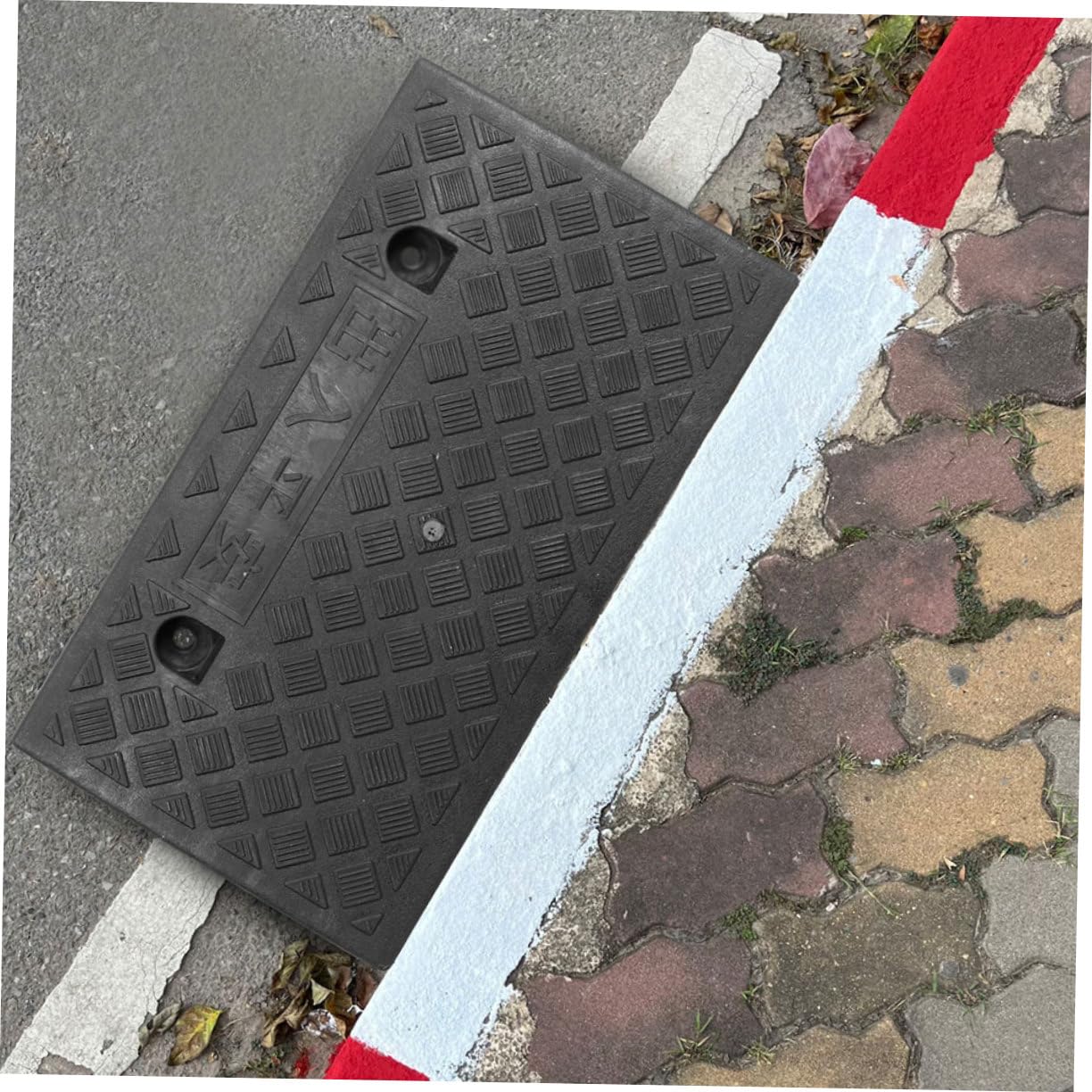 Rampa in Gomma Nera per Soglia, Gradini Interni, Portatile