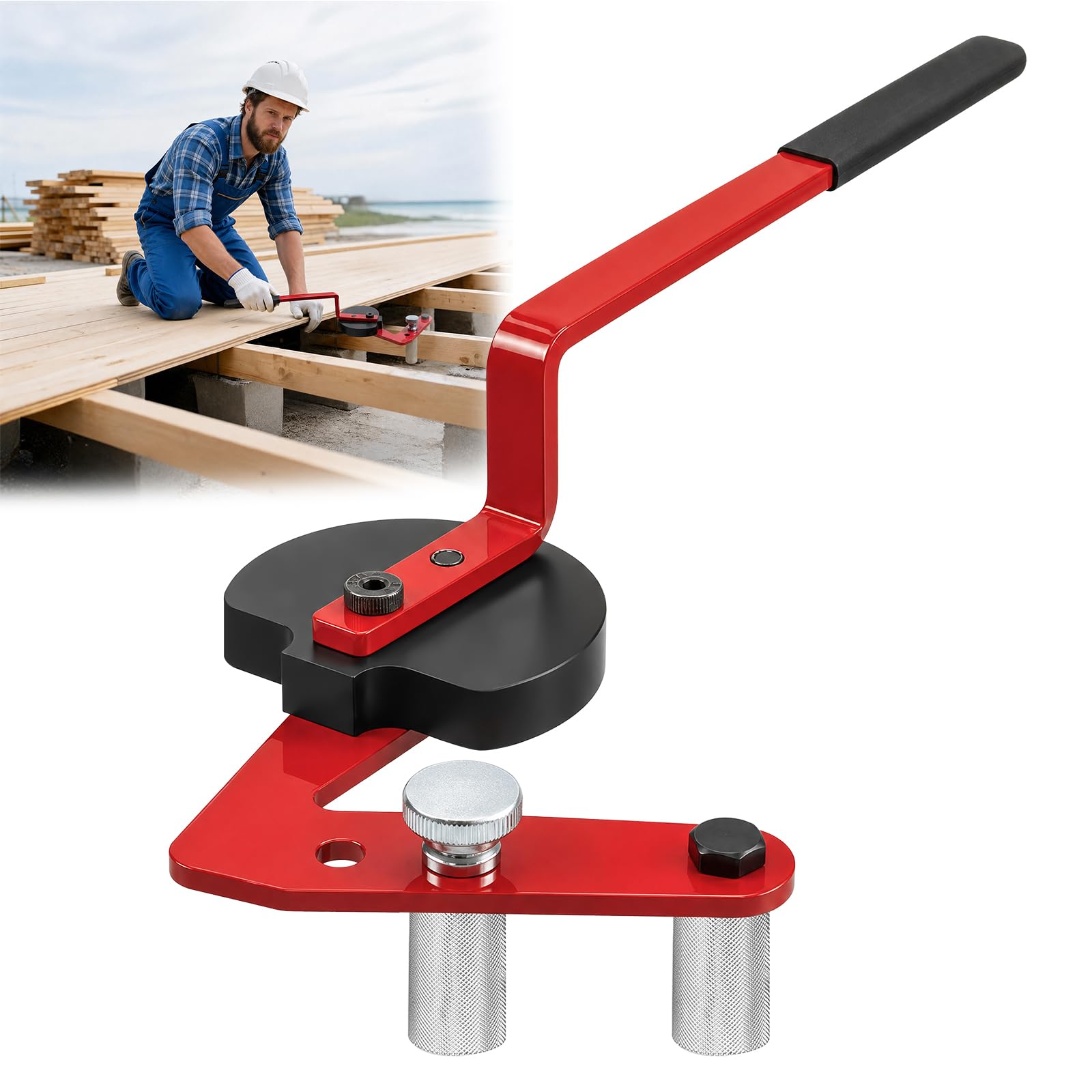 Deck Board Straightening Tool Lever Bending Straightener for Composite Deck