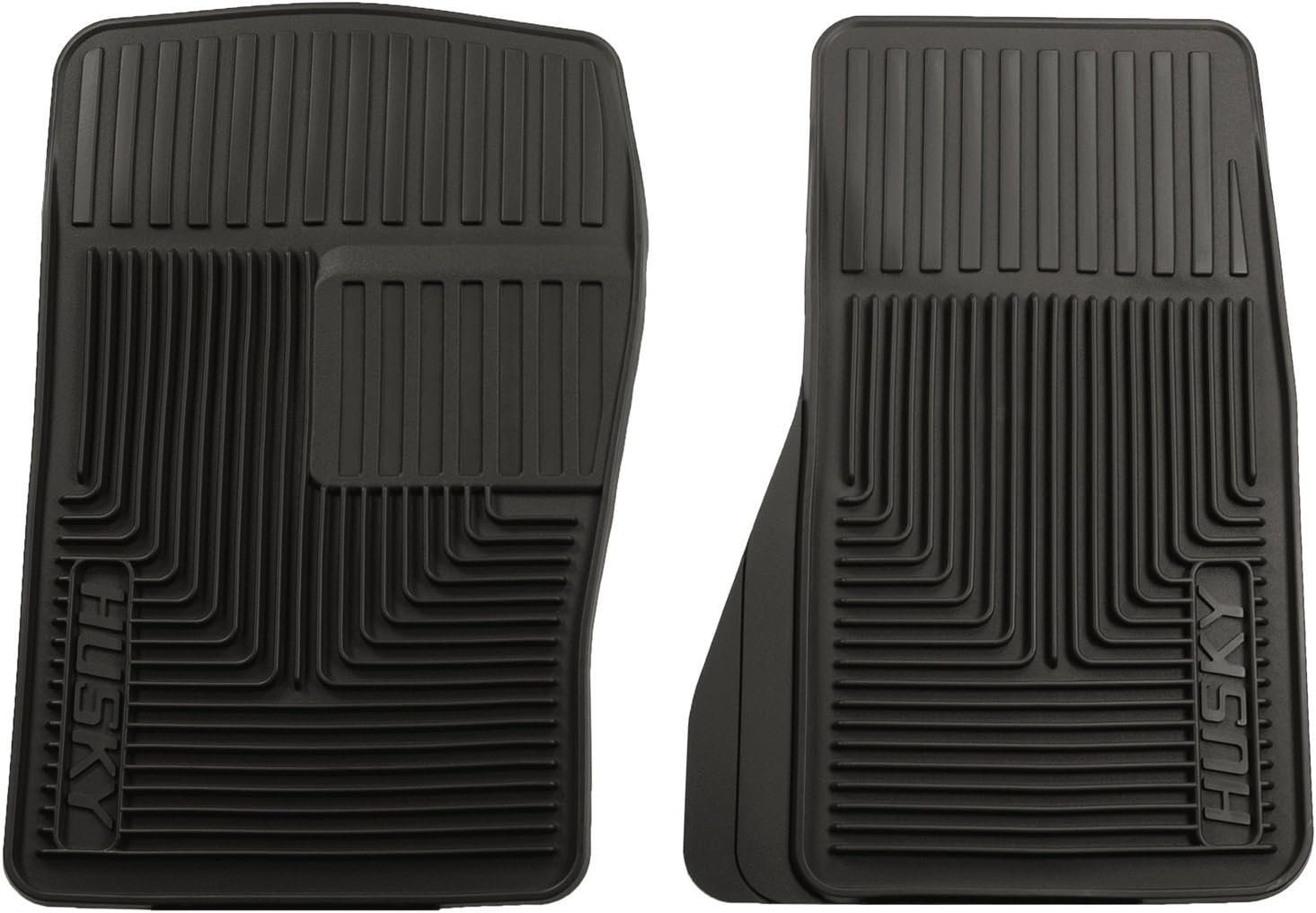 Husky Liners - Heavy Duty Front Floor Mats | 1995-2005 Chevrolet Blazer/Cavalier/Sunfire, 1987-2004 Mustang, and More, Black | 51071