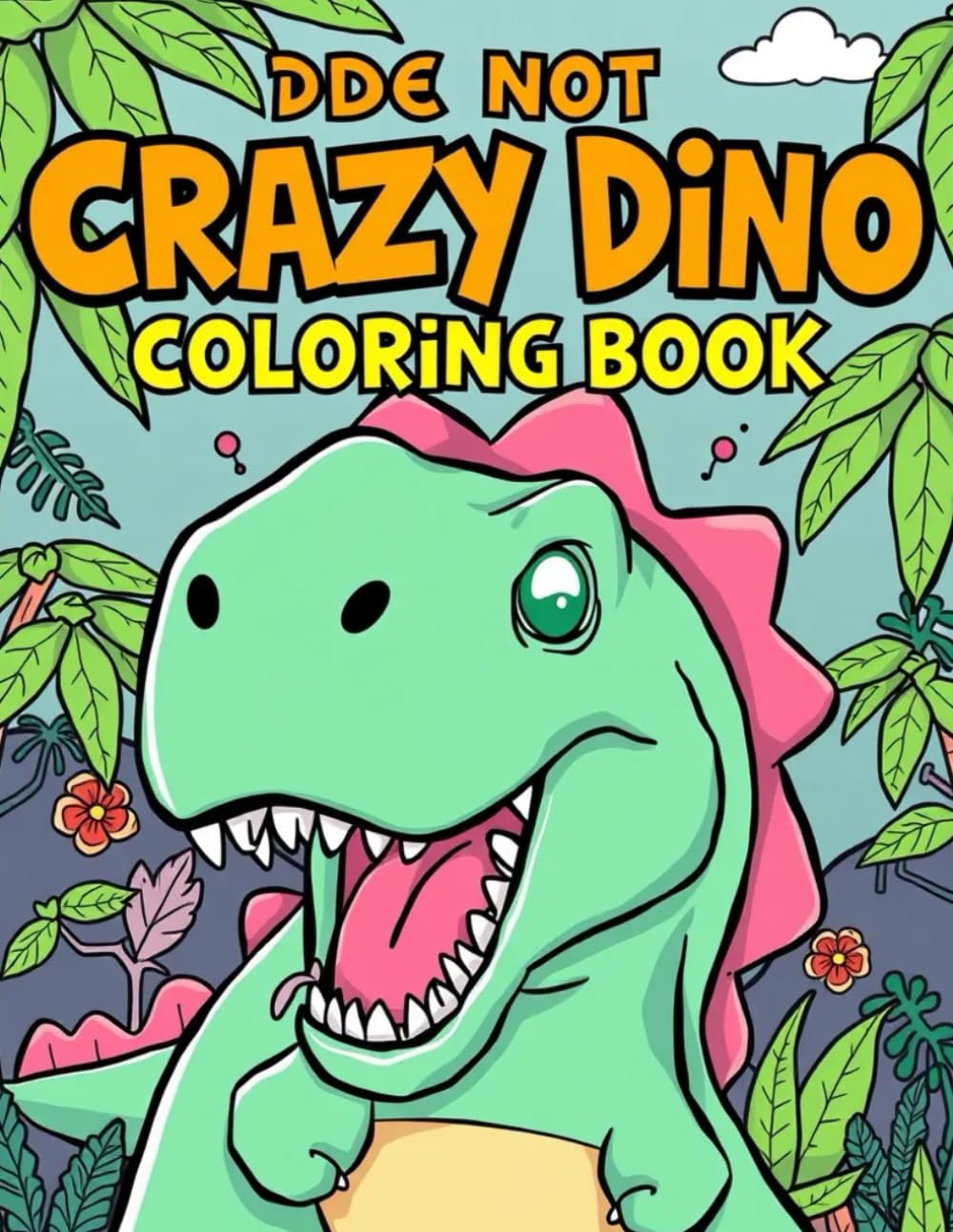 DDE NOT CRAZY DINO COLOURING BOOK