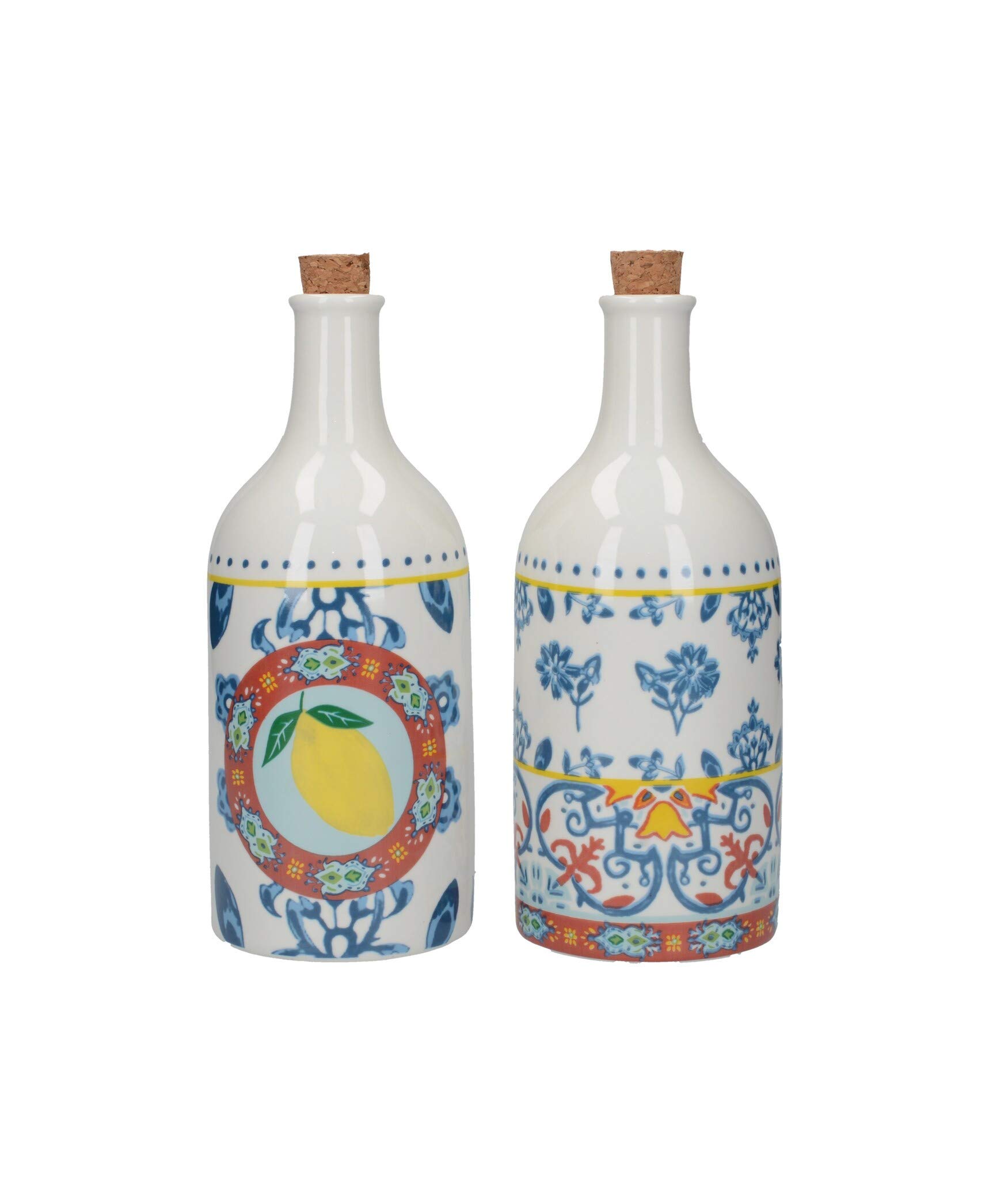 Lot de 2 Bouteilles en Céramique pour Huile et Vinaigre - KitchenCraft