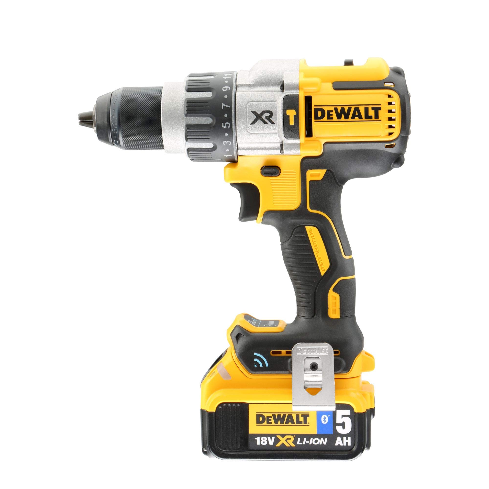 DeWalt DCK273M2T-QW D25417KT-QS Trapano avvitatore a percussione 18V/54 6Ah Li-ION 95Nm-DCD996T2, 35V, Multicolore