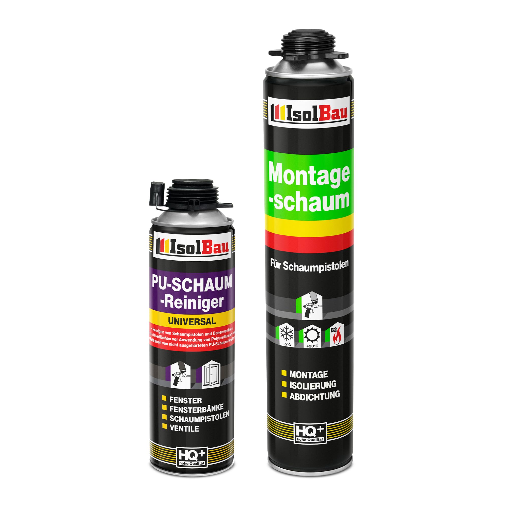 Mousse de construction Isolbau pour poser et isoler les fenêtres de maison