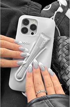 TRENDY KILIF Rhode K l f Gri iPhone 14 PRO ile uyumlu