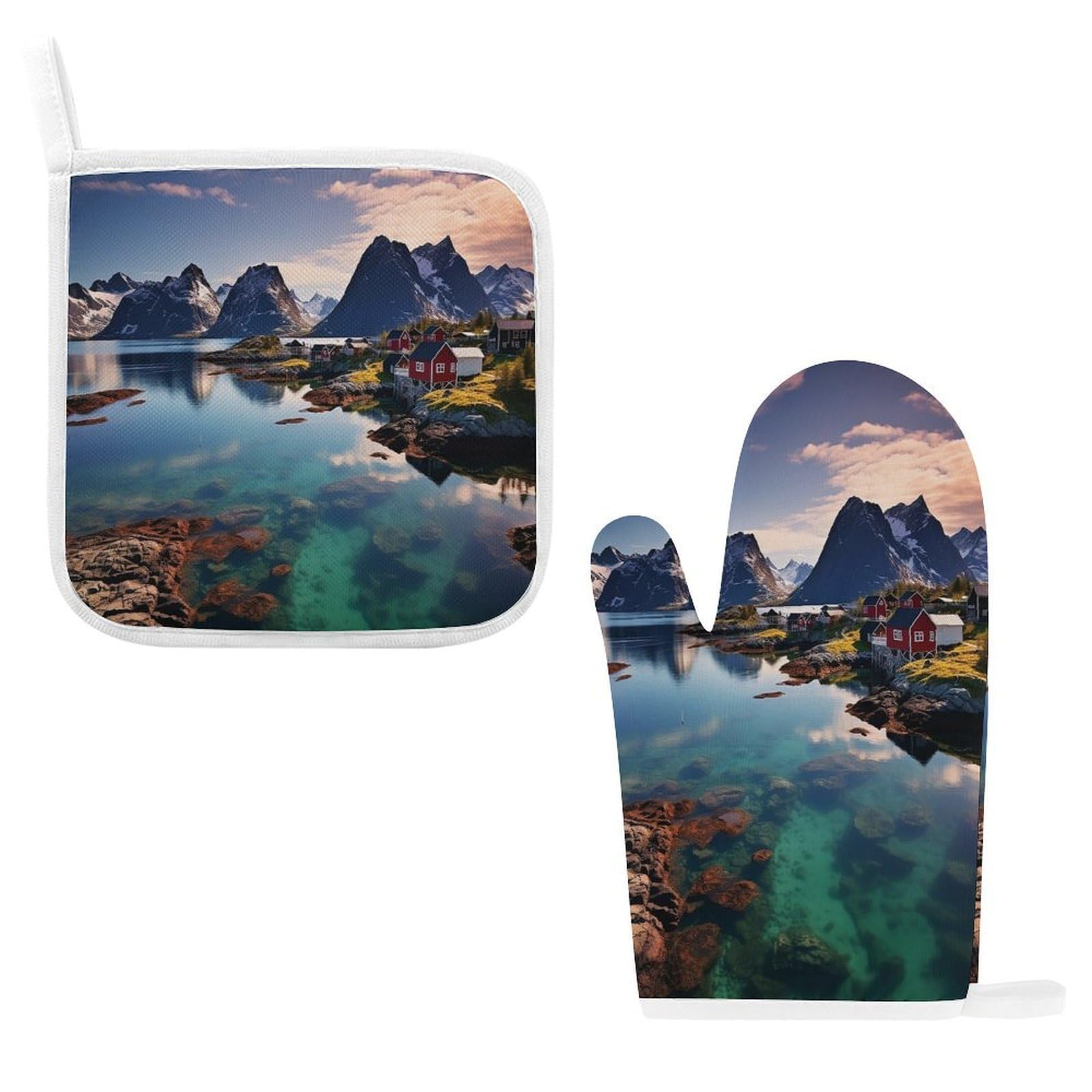Fodpand Style Norway Islands Oven Mitts And Pot Holders Sets