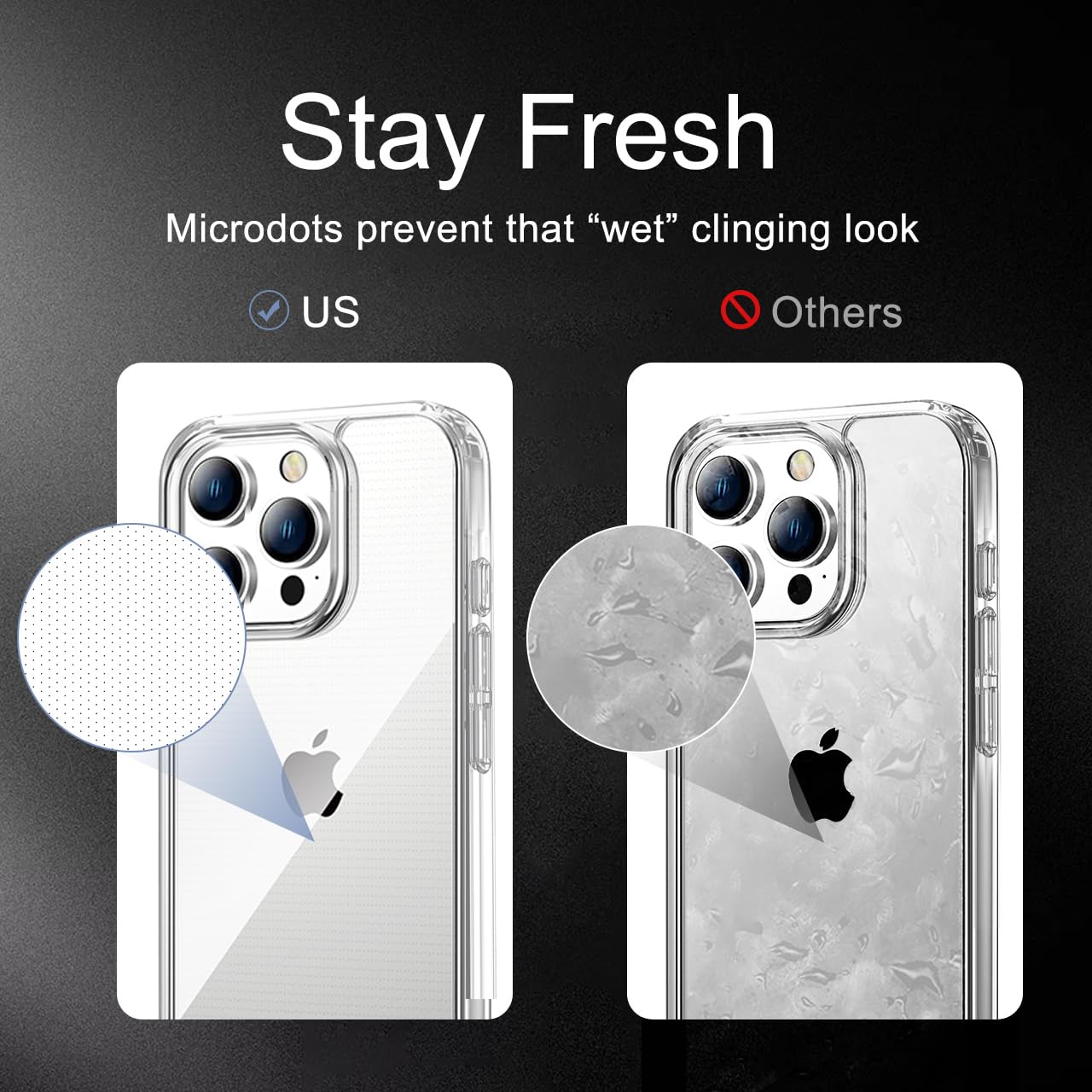 tigratigro Cover per iPhone 16 Pro, Anti Ingiallimento,Custodia con Assorbimento degli Urti e Anti-Graffio,Struttura Protettiva Antiscivolo, Classico Stile Cover Trasparente