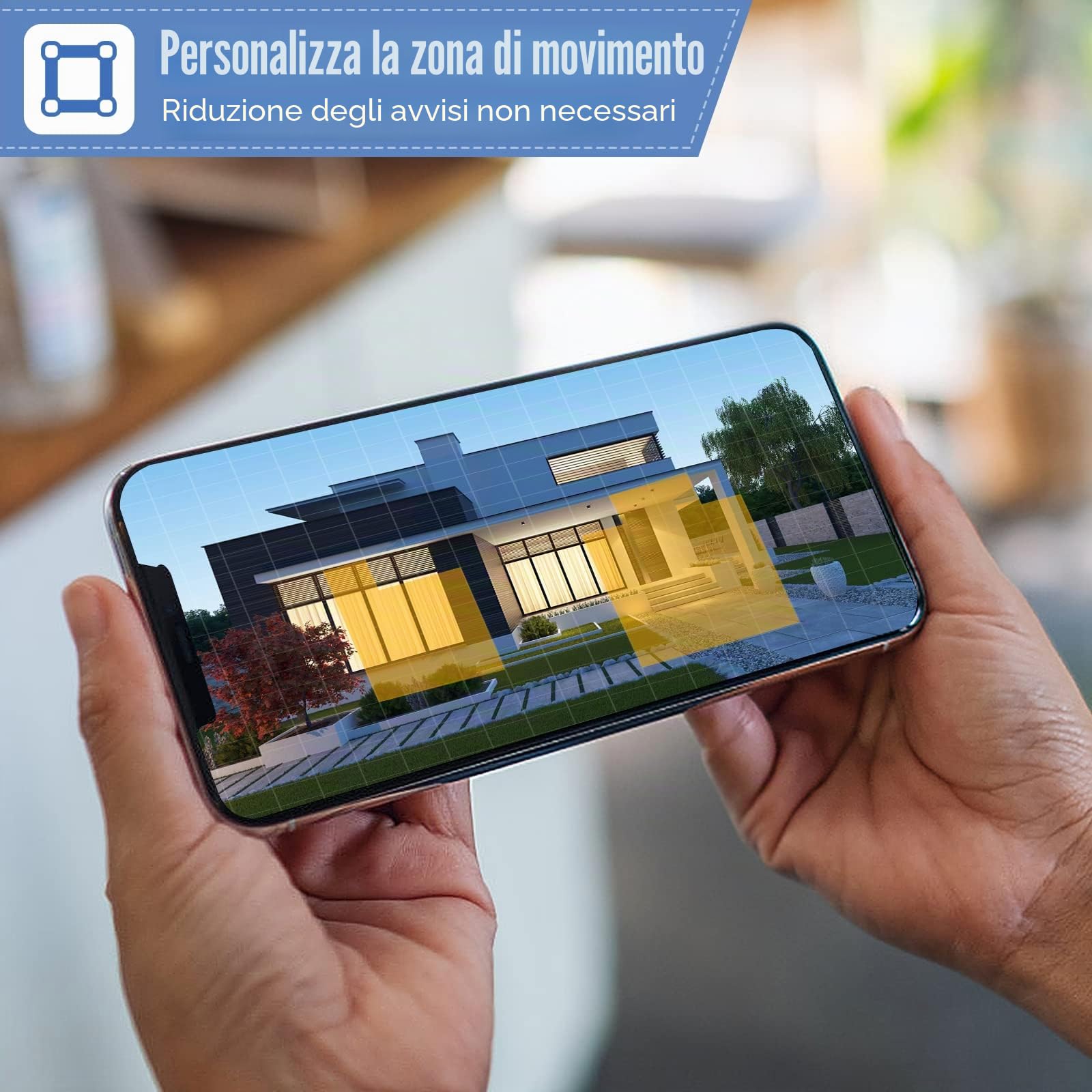 XTU Videocitofono WiFi Senza Fili, 1080P FHD Video Campanello con Suoneria, Rilevamento Umano PIR, Audio Bidirezionale, Batteria 5000mAh, Supporta Scheda SD e Cloud, IP66