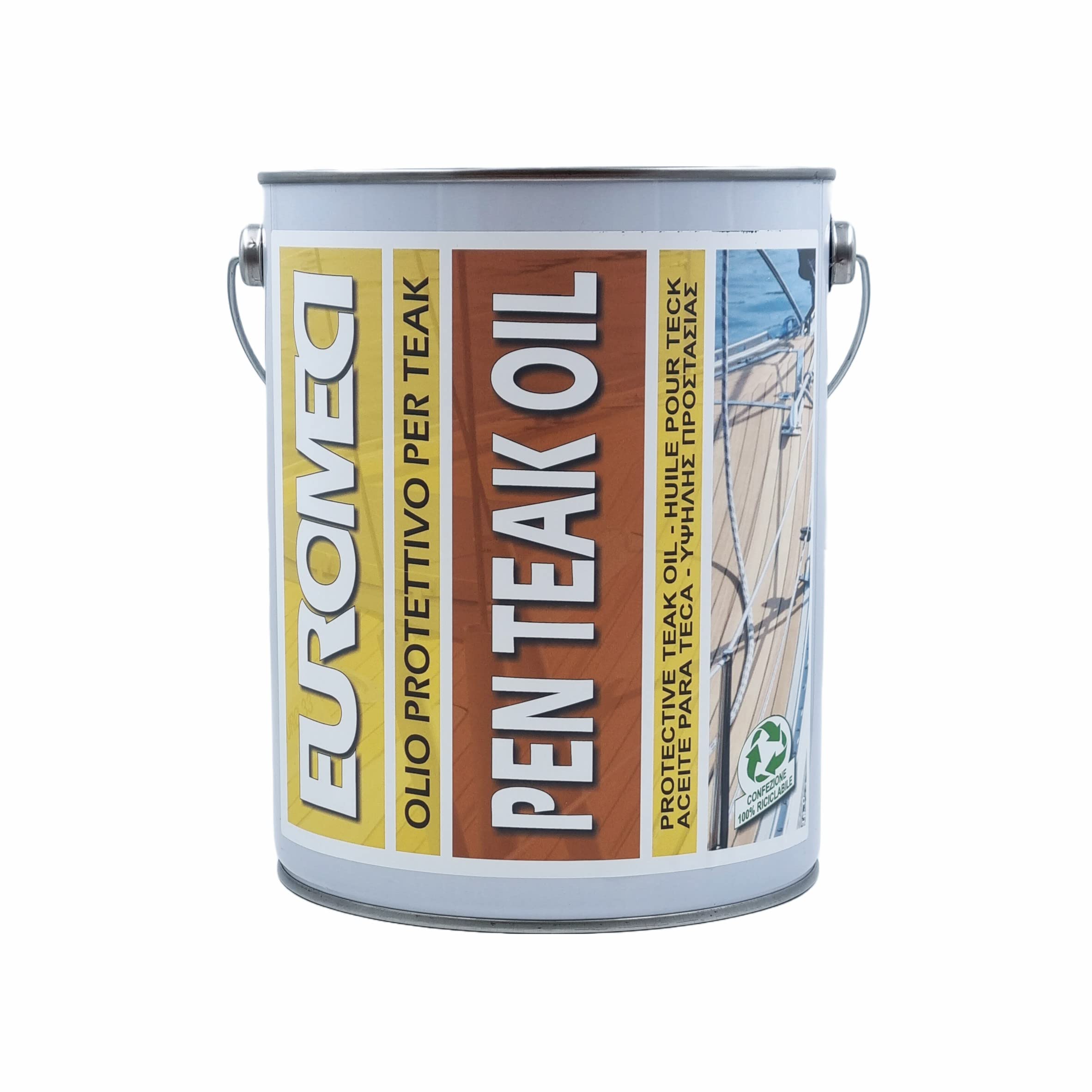 Pen Teak Oil, Olio Protettivo per Teak, 4.000 ml