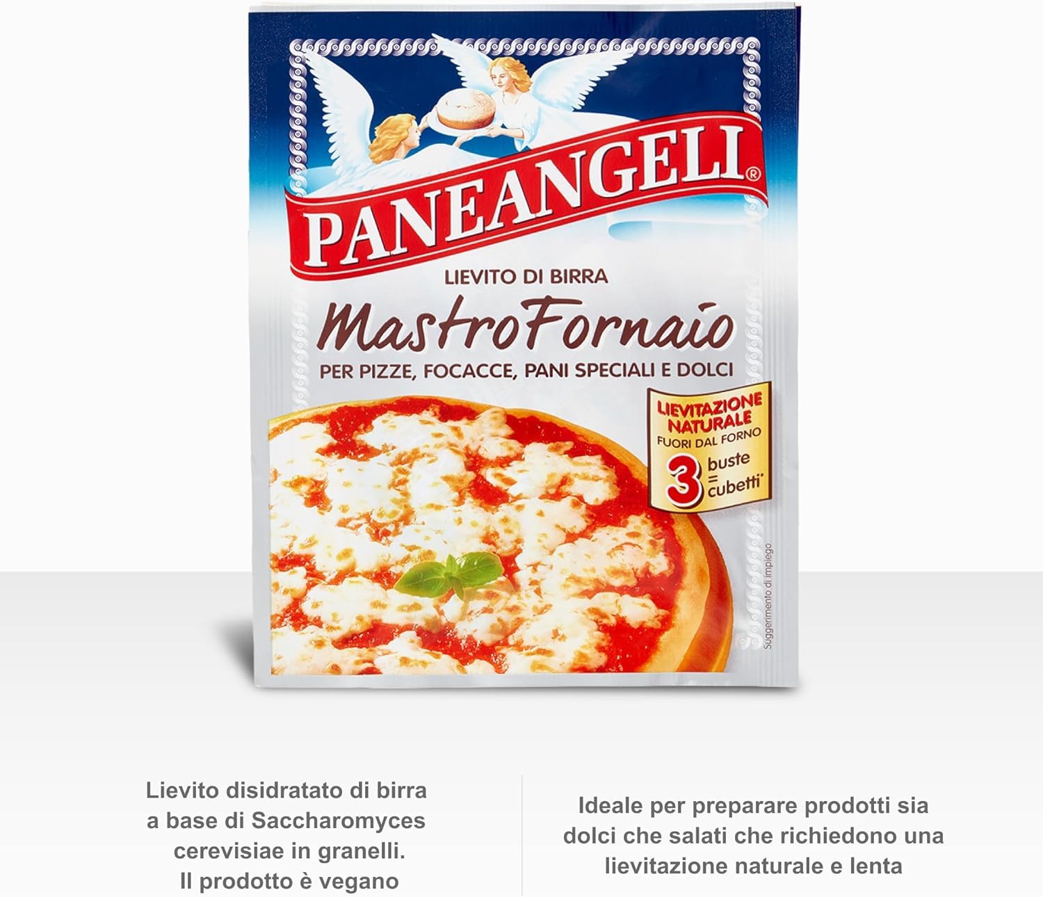 Paneangeli Lievito di Birra Mastro Fornaio Bierhefe dehydrierte Hefe 3 Beutel à 7g