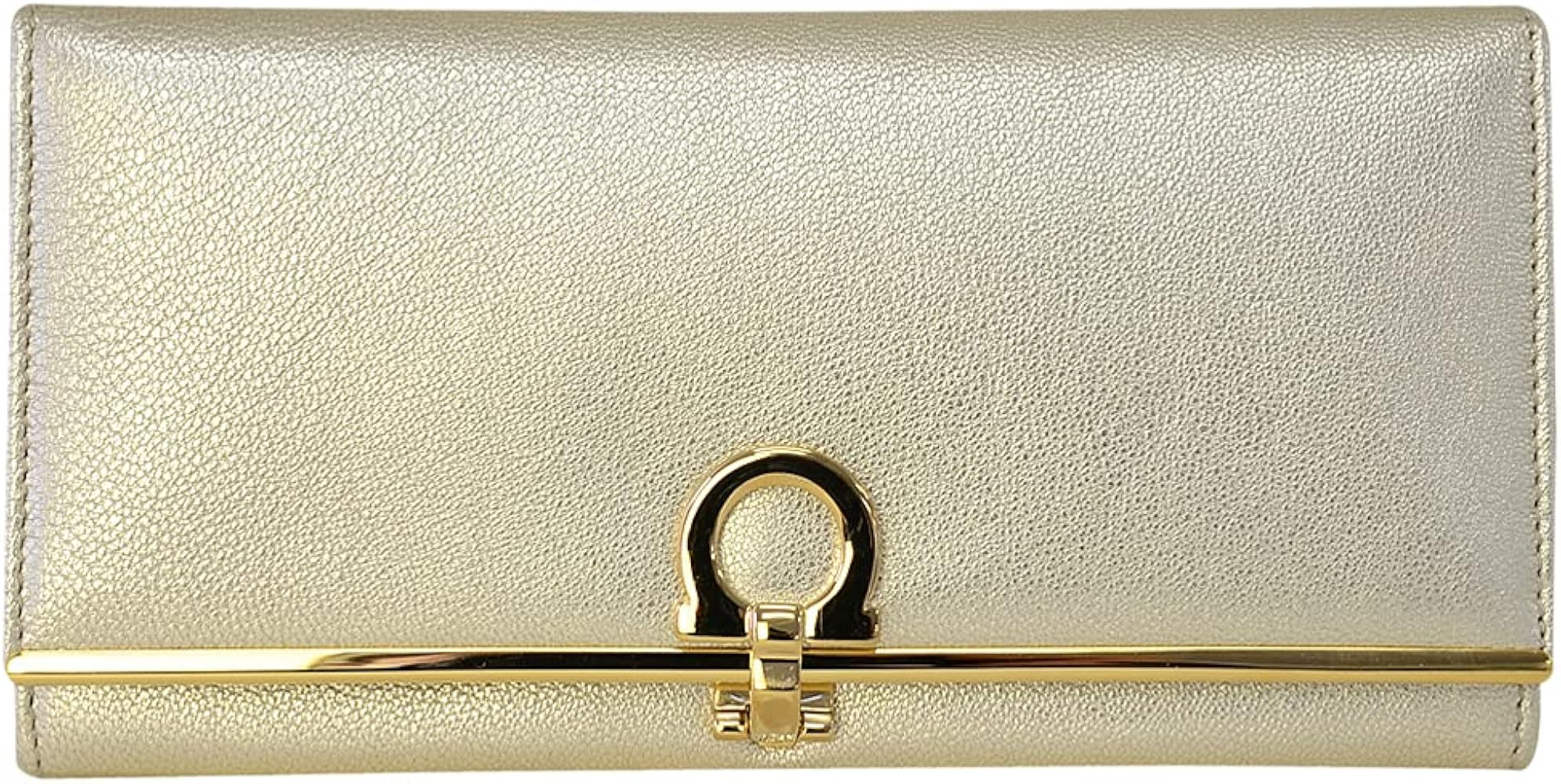 正規品♡ 良品♡ サルヴァトーレフェラガモ 長財布 ゴールド 201｜長財布 