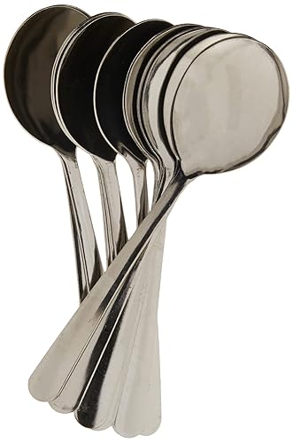 Miniatura 3 de Winco - Juego de cucharillas de café Windsor, acero inoxidable 18-0. 12 unidades. 0002-02, Plateado